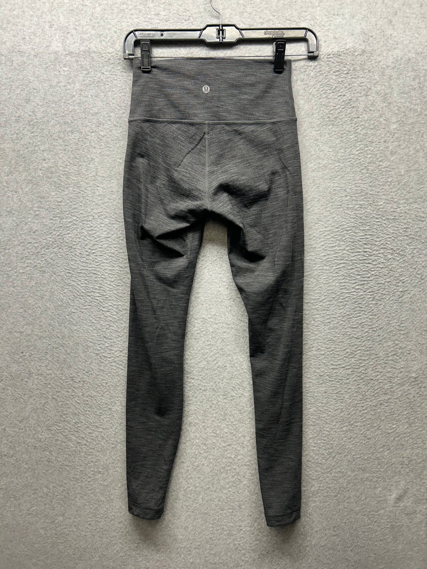 Lululemon Wunder Under High-Rise Tight 28" Brushed Full-On Luxtreme Size 4 Heathered Black