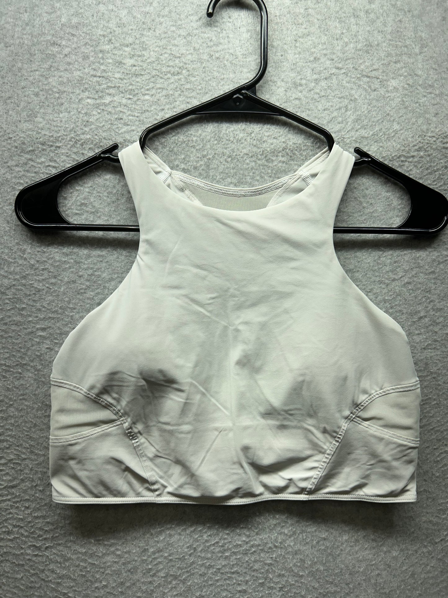 Lululemon Mesh-Back Train Bra Size 8 White