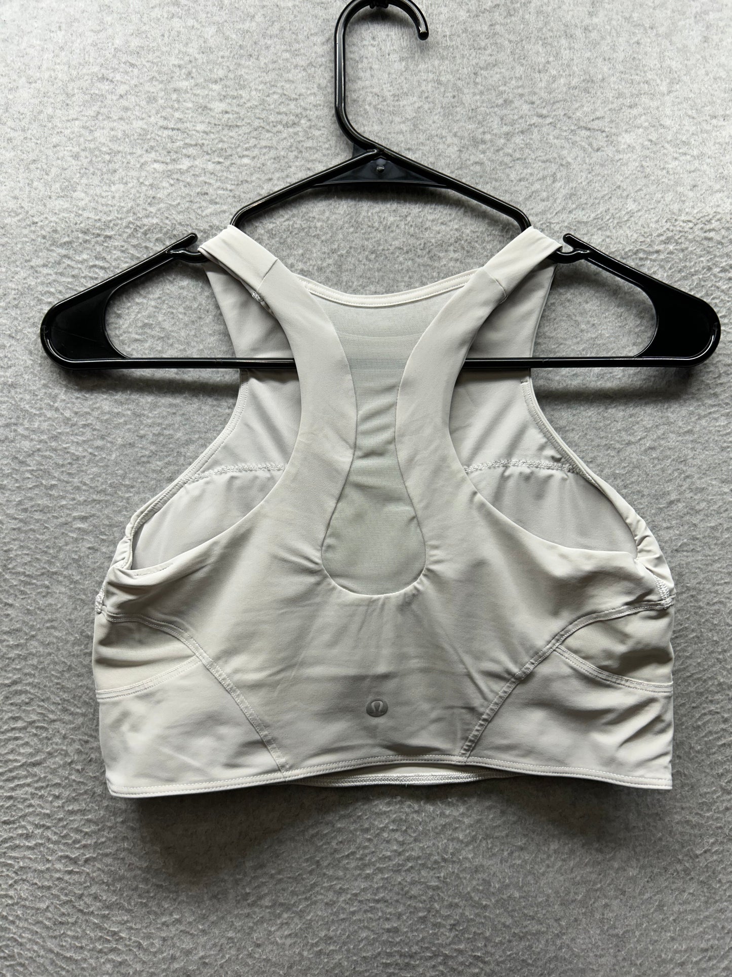 Lululemon Mesh-Back Train Bra Size 8 White