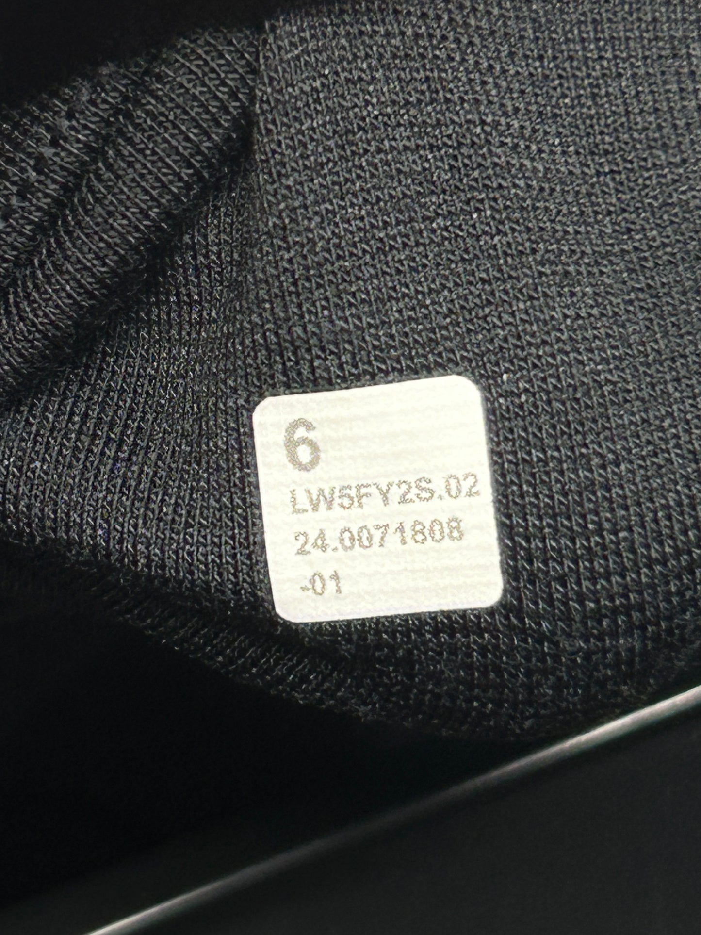 Lululemon Wunder Train High-Rise Ribbed Tight 25" Size 6 (Square) Black