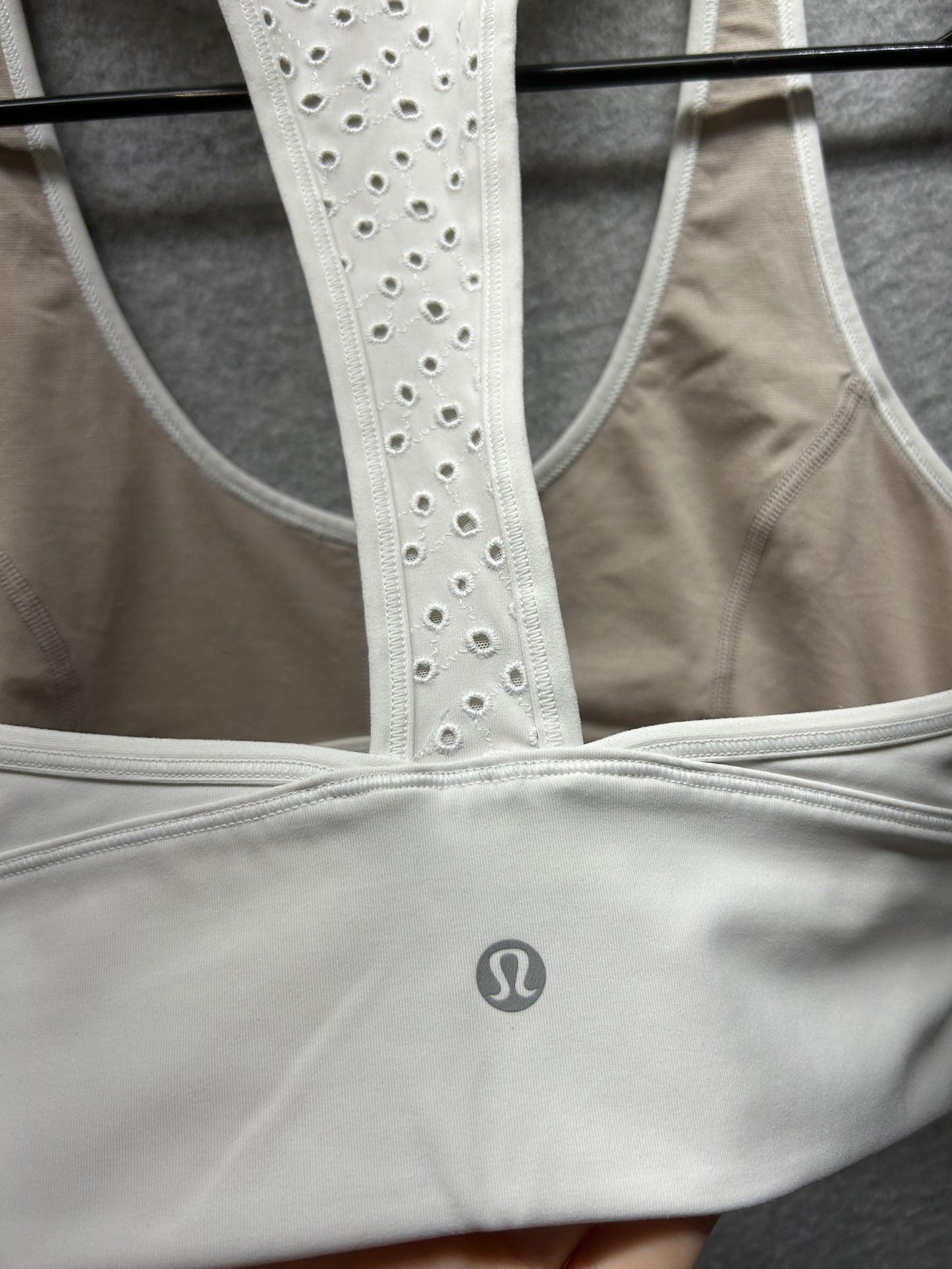Lululemon Ornate Bra Size 10 White