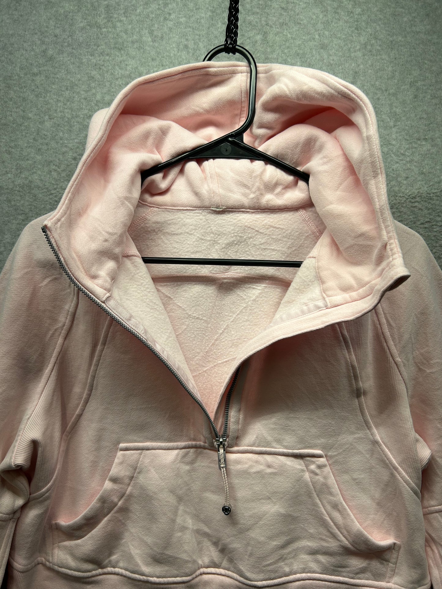 Lululemon Scuba Oversized Half-Zip Hoodie Size XS/S Strawberry Milkshake