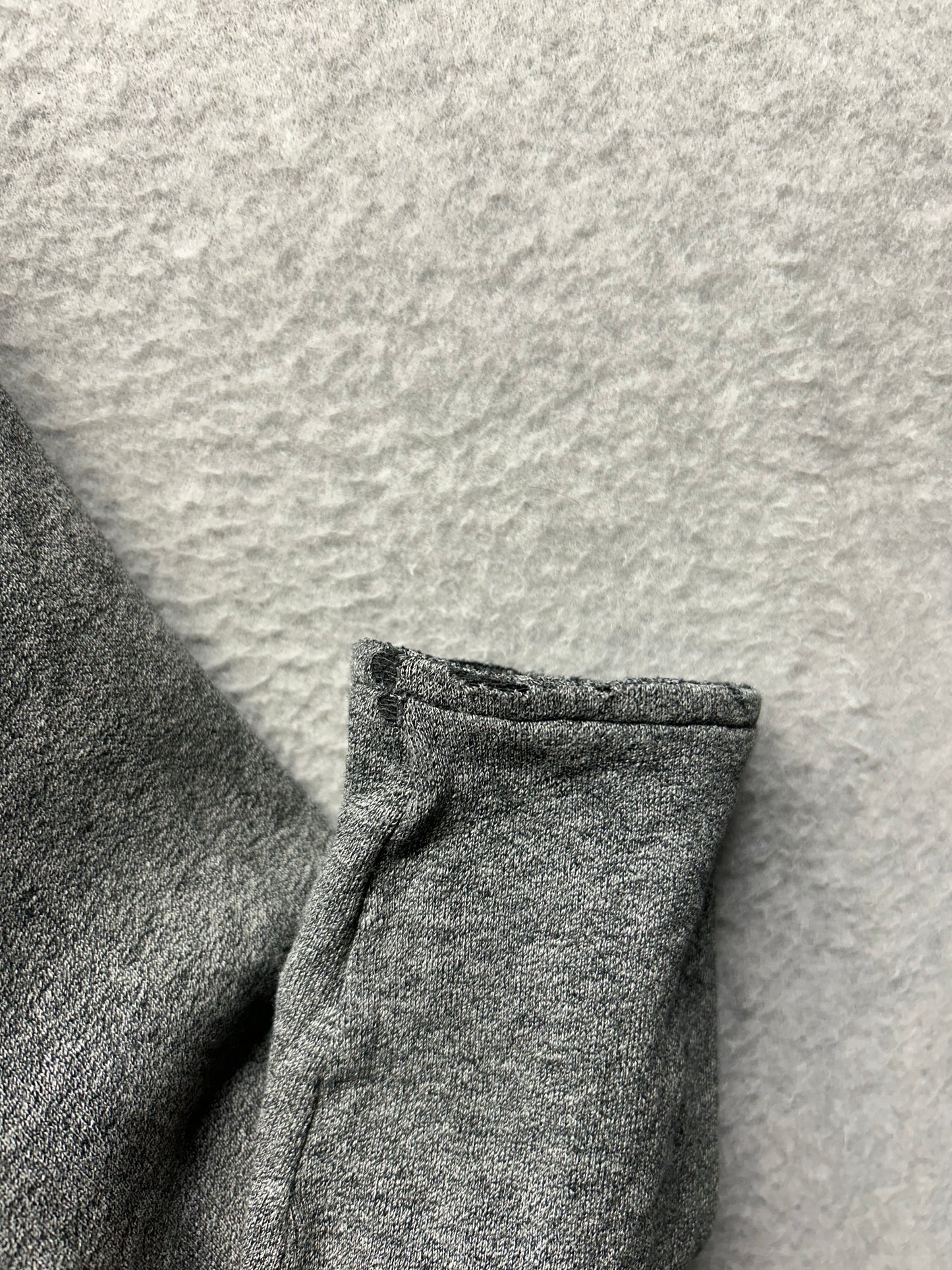 Lululemon Scuba Hoodie Light Cotton Fleece Full Zip Size 4 Heathered Speckled Black