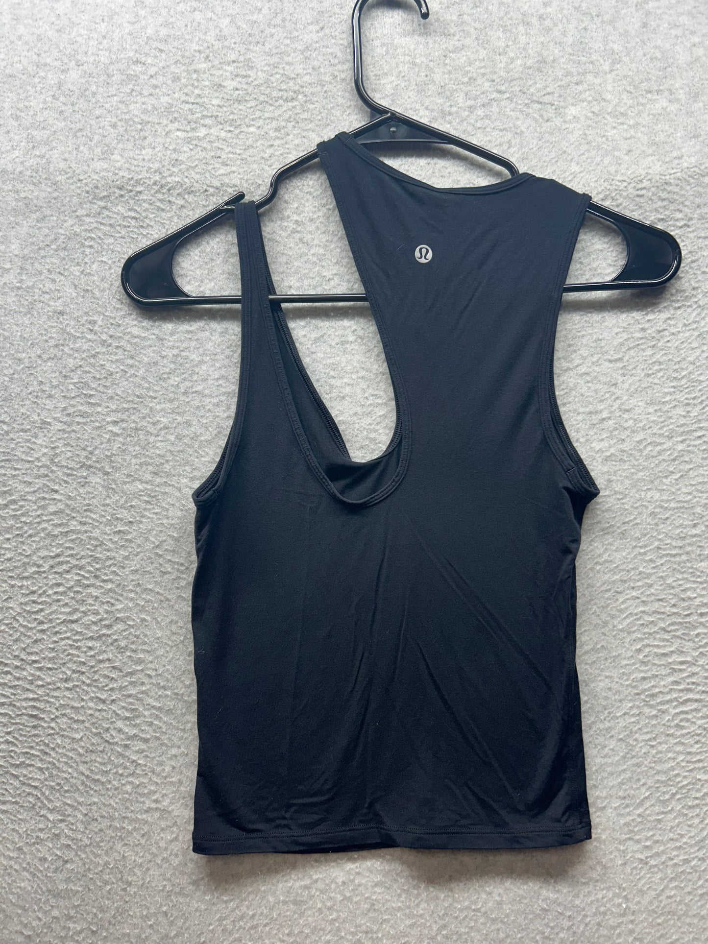 Lululemon Shoulder Cut-Out Yoga Tank Top Size 0 Black