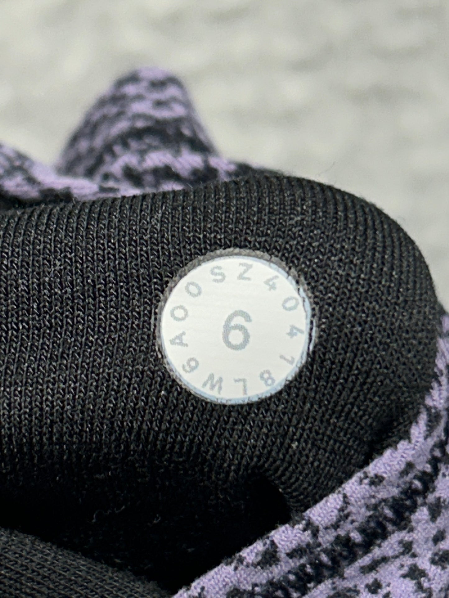 Lululemon Align Crop 21" Size 6 Pixel Print Purple Quartz Black