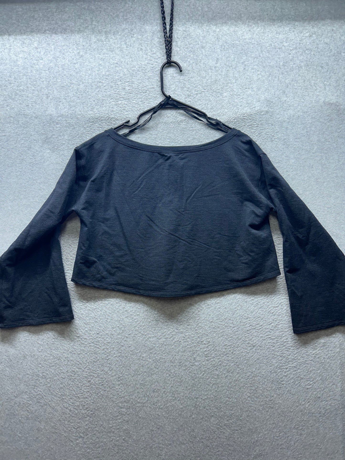 Lululemon Show your Depth Long Sleeve Size XS/S Heathered Core Black