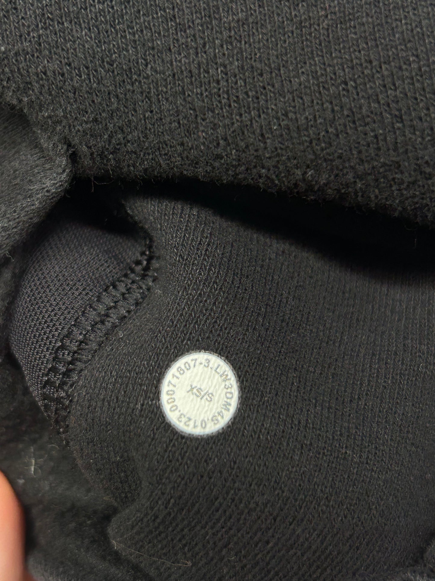 Lululemon Scuba Oversized 1/2 Zip Hoodie Size XS/S Black