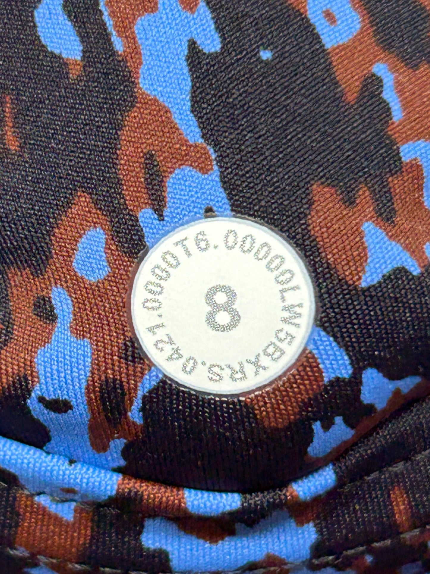 Lululemon Fast and Free High-Rise Tight 25" Size 8 Leopard Camo Blue Nile Multi