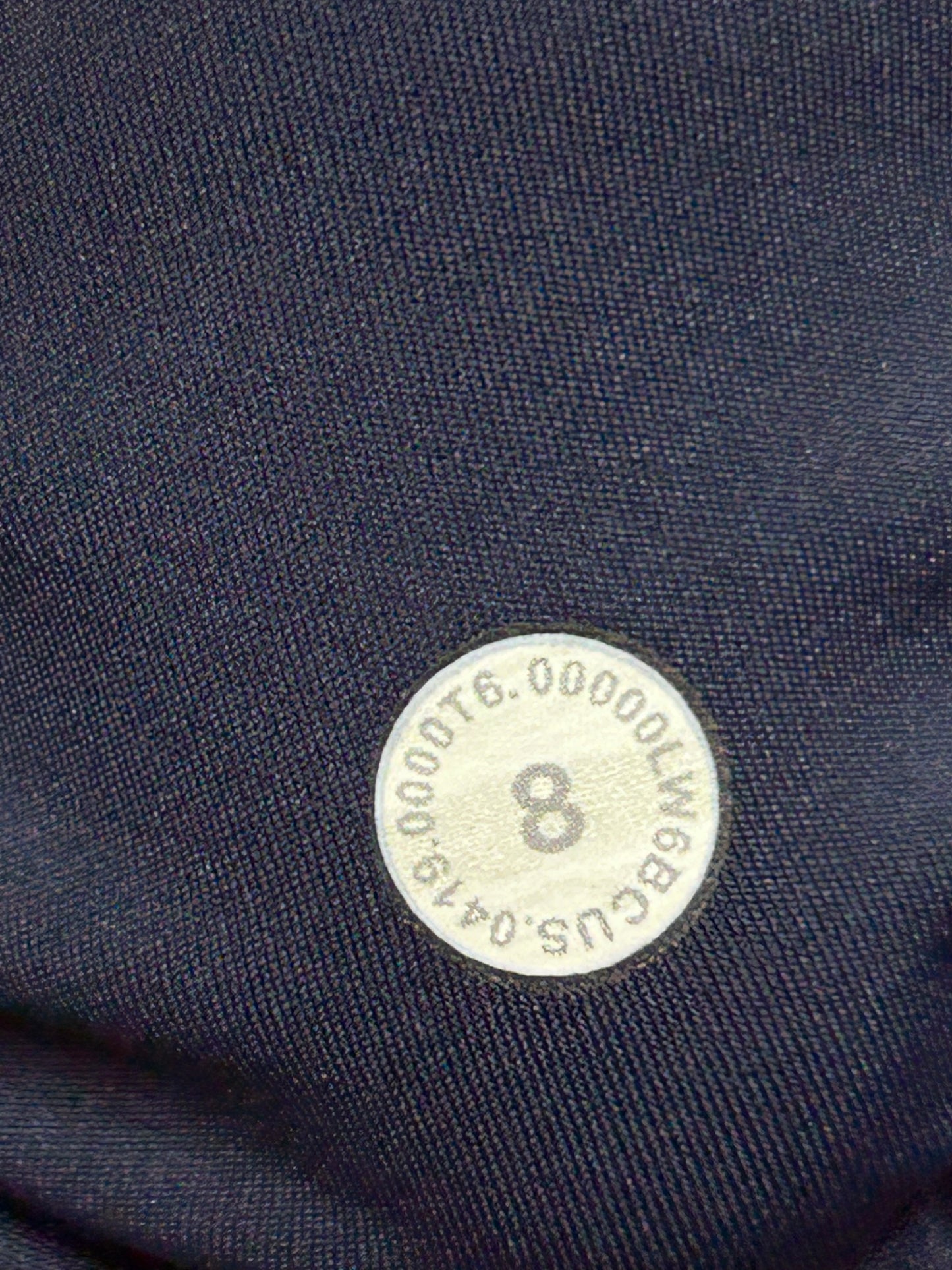 Lululemon Fast and Free Crop II 19" Size 8 True Navy