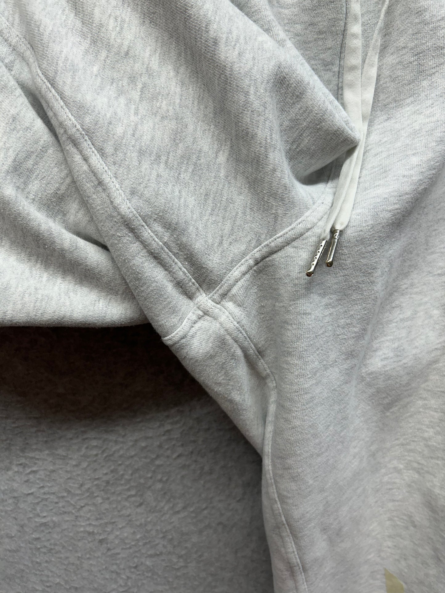 FLAWED Lululemon Scuba High-Rise Jogger Fleece 28" Size 20 Heathered Core Ultra Light Grey