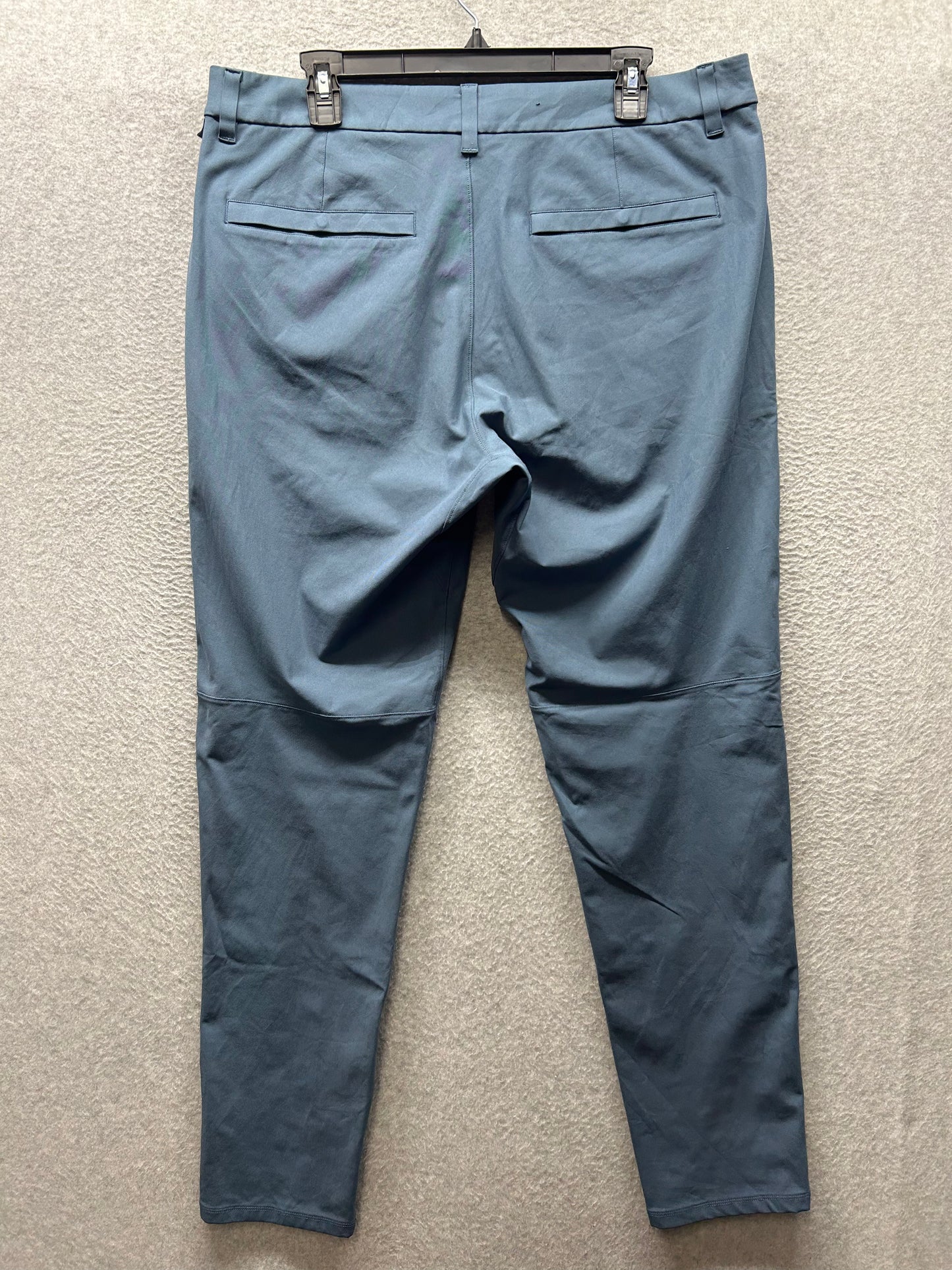 Lululemon Commission Pant Slim Mens Size 36x32 Warpstreme Iron Blue