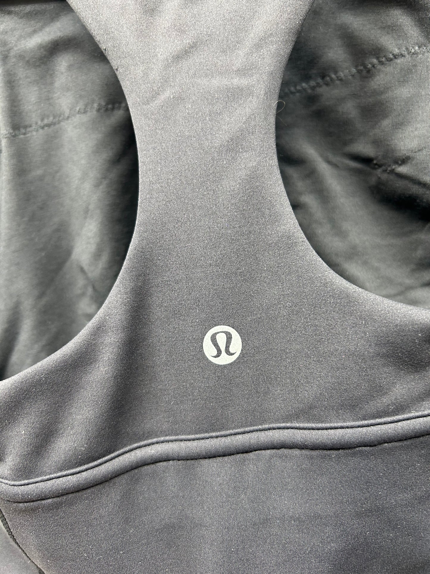 Lululemon Wunder Train Long-Line Bra Size 8 Medium Support C/D Cups Black