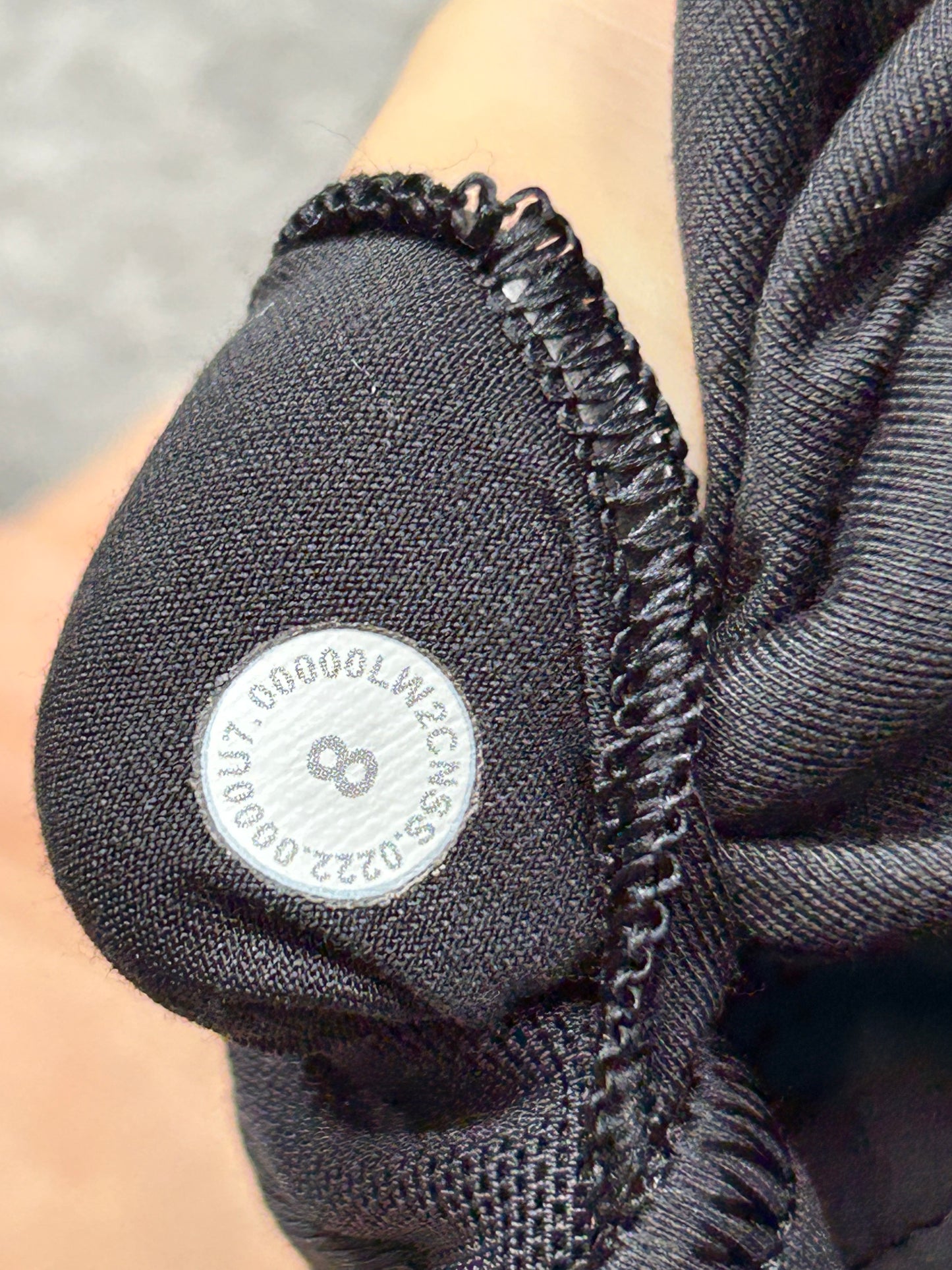Lululemon Wunder Train Long-Line Bra Size 8 Medium Support C/D Cups Black