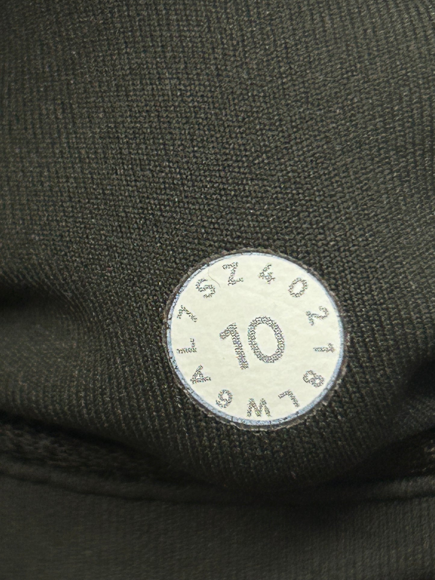 Lululemon Speed Up Crop 21" Size 10 Dark Olive