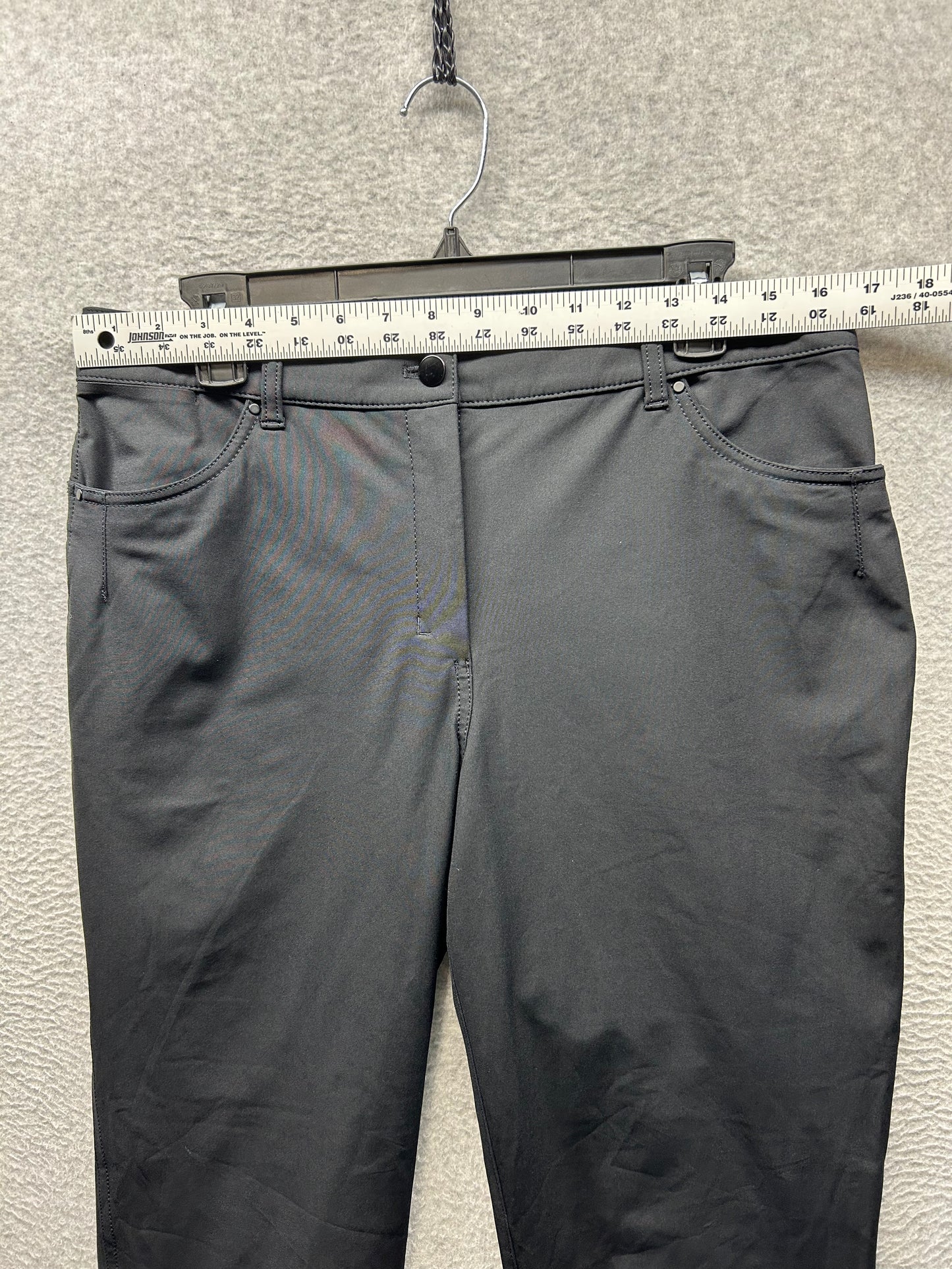 Lululemon City Sleek 5 Pocket 7/8 Pant Size 12 Graphite Grey