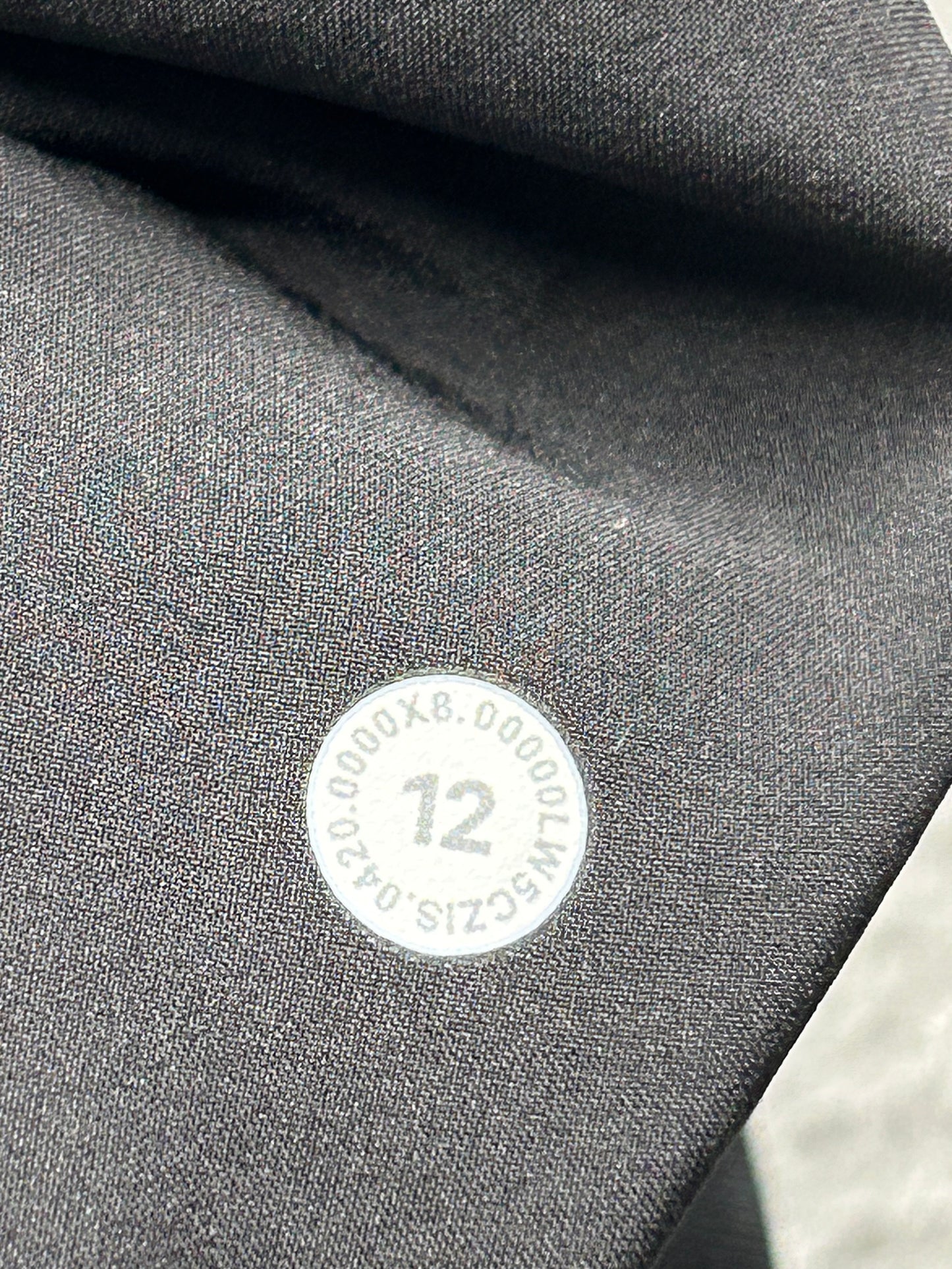 Lululemon City Sleek 5 Pocket 7/8 Pant Size 12 Graphite Grey
