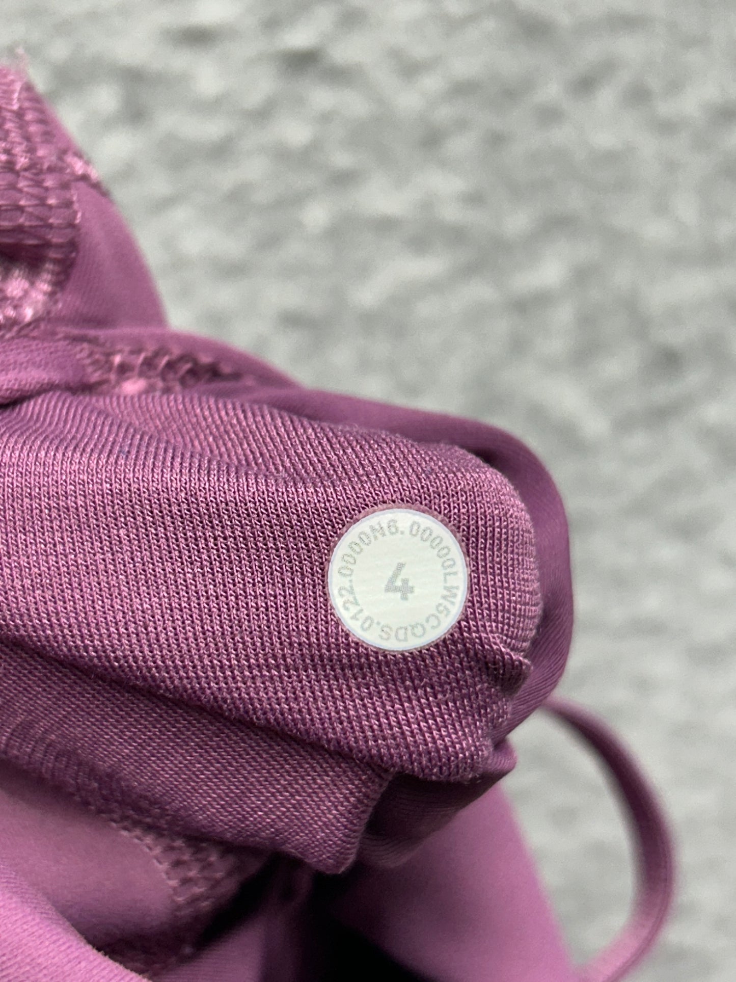 Lululemon Wunder Train High-Rise Tight 25" Size 4 Vintage Plum