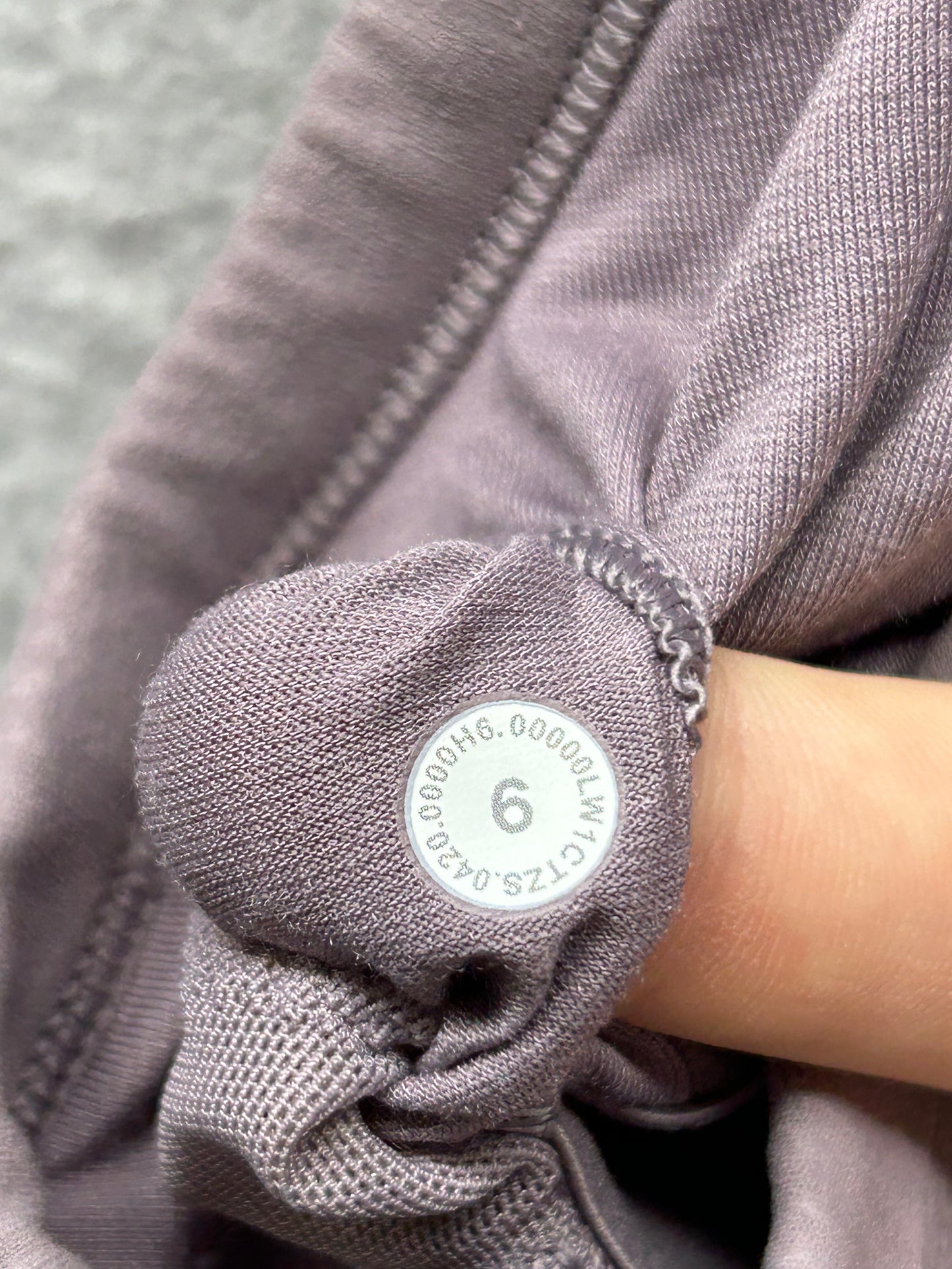 Lululemon Blissful Bend Tank Top Size 6 Emboss Violet Verbena