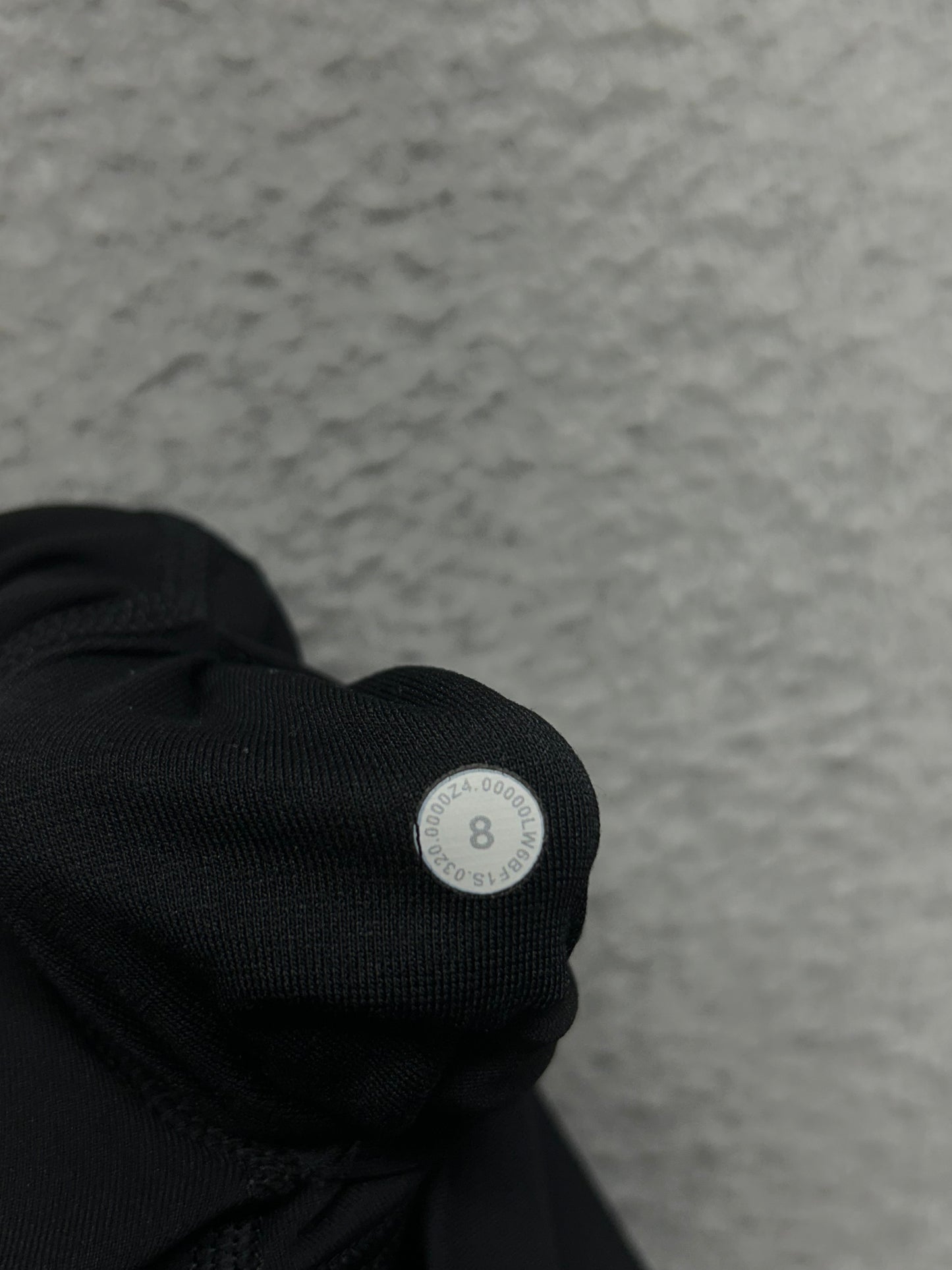 Lululemon Wunder Under Crop High-Rise Roll Down Scallop Full-On Luxtreme 23" Size 8 Black