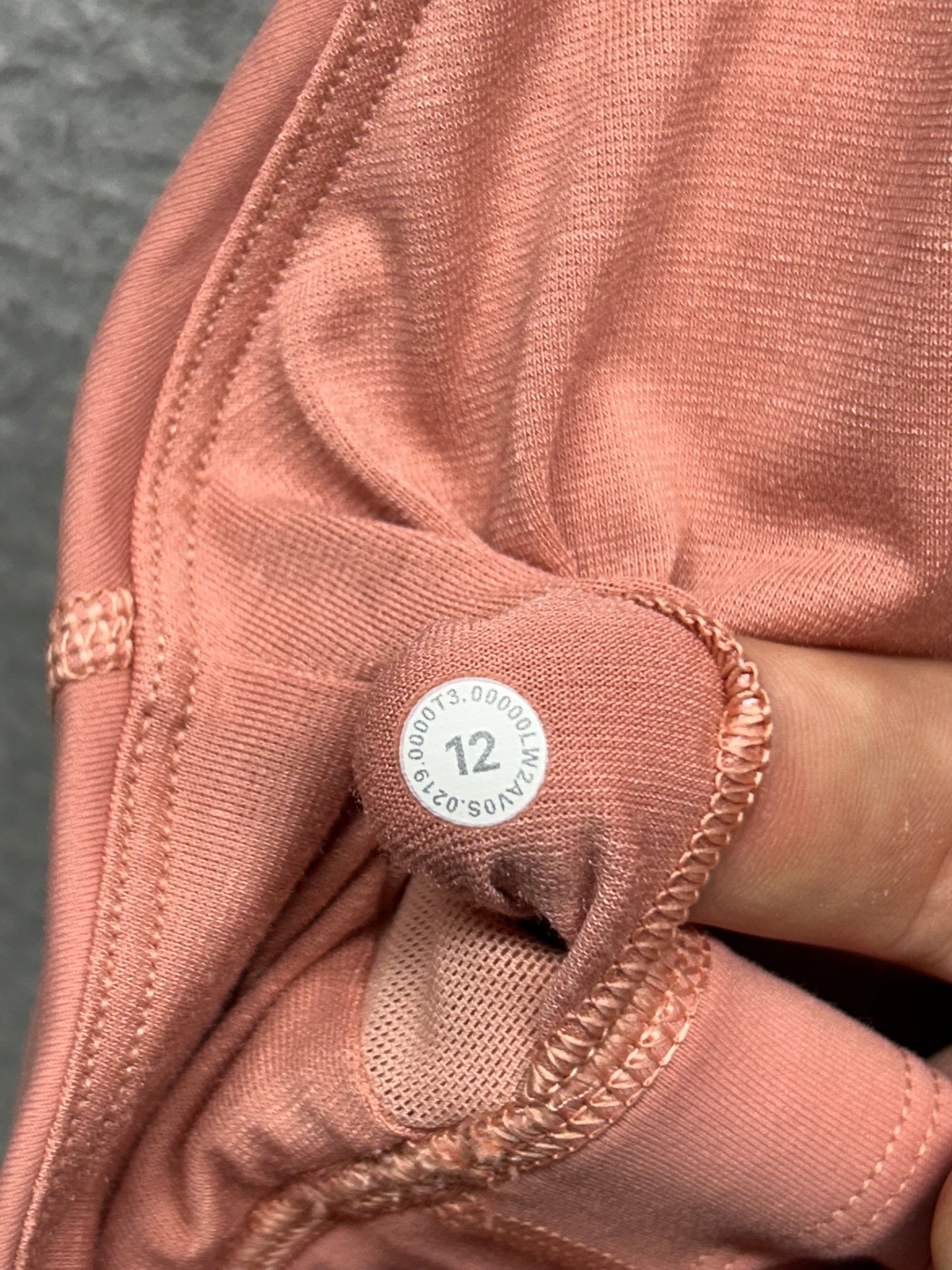 Lululemon Energy Longline Bra Size 12 Sunny Coral
