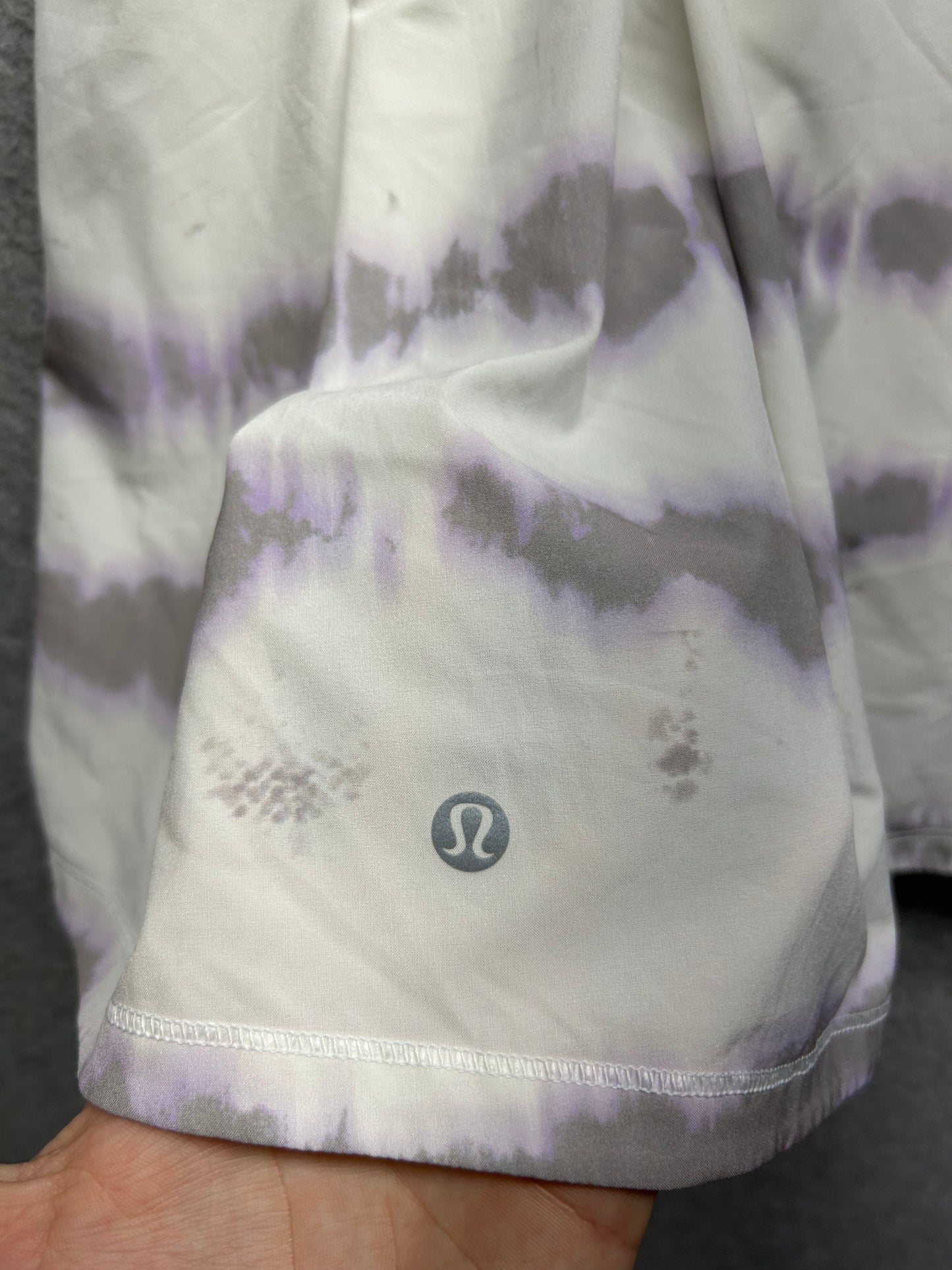 Lululemon Pace Rival Mid-Rise Skirt Size 12 Transverse Lilac Multi