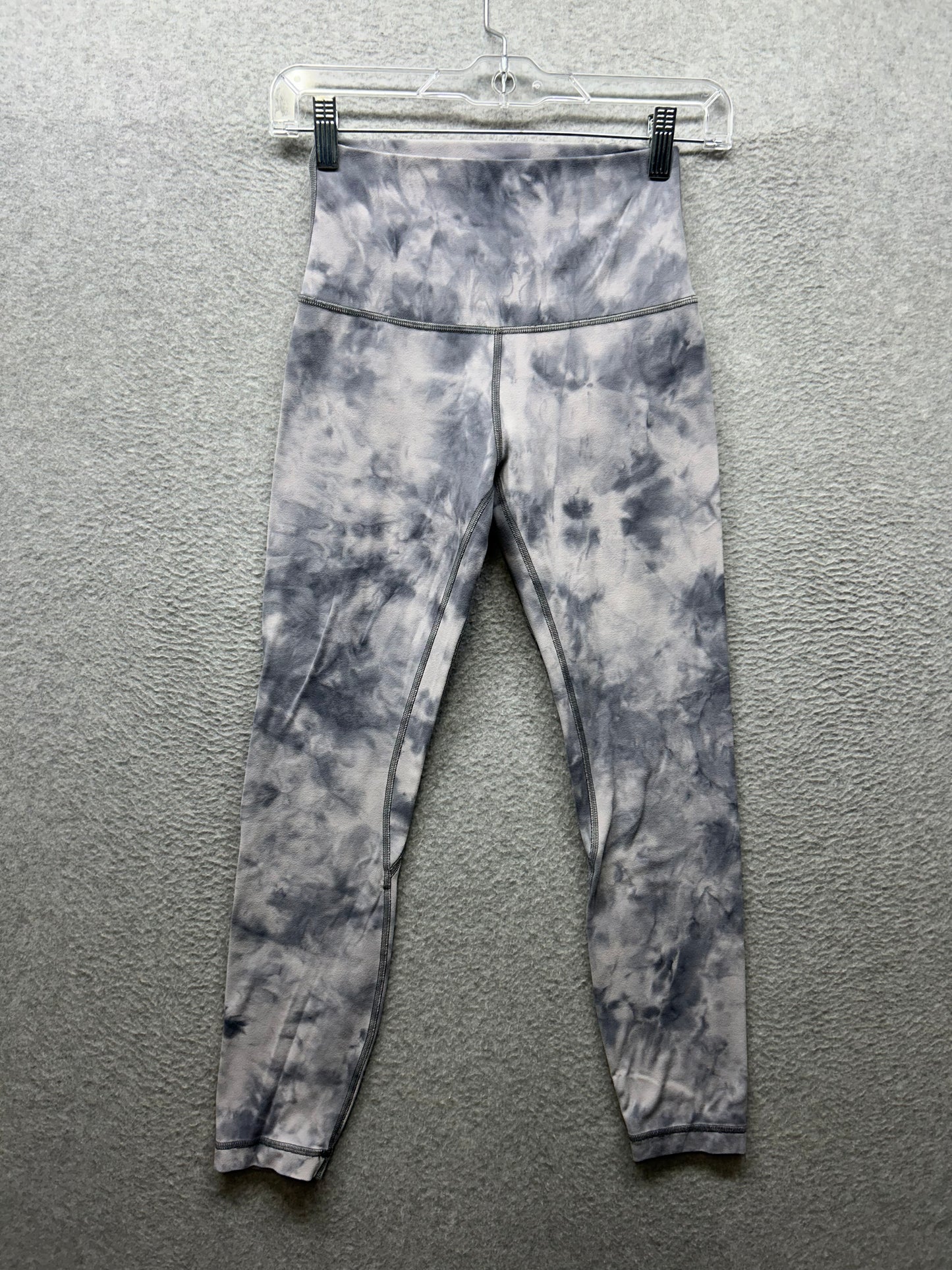 Lululemon Align Pant 25" Size 4 Diamond Dye Diamond Dye Stargaze Pitch Grey