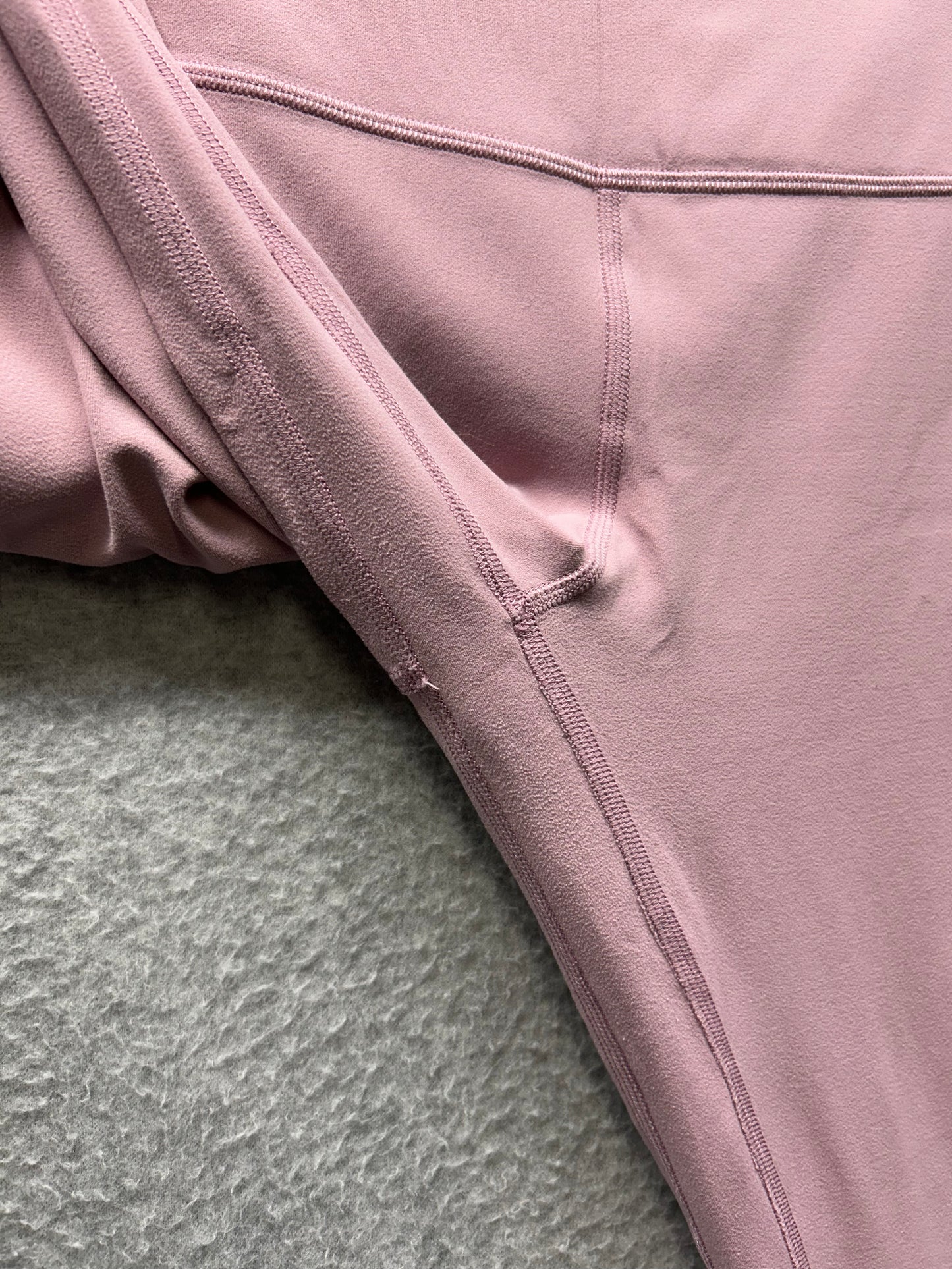 Lululemon Align Super-High Rise Pant 28" Size 6 Pink Taupe