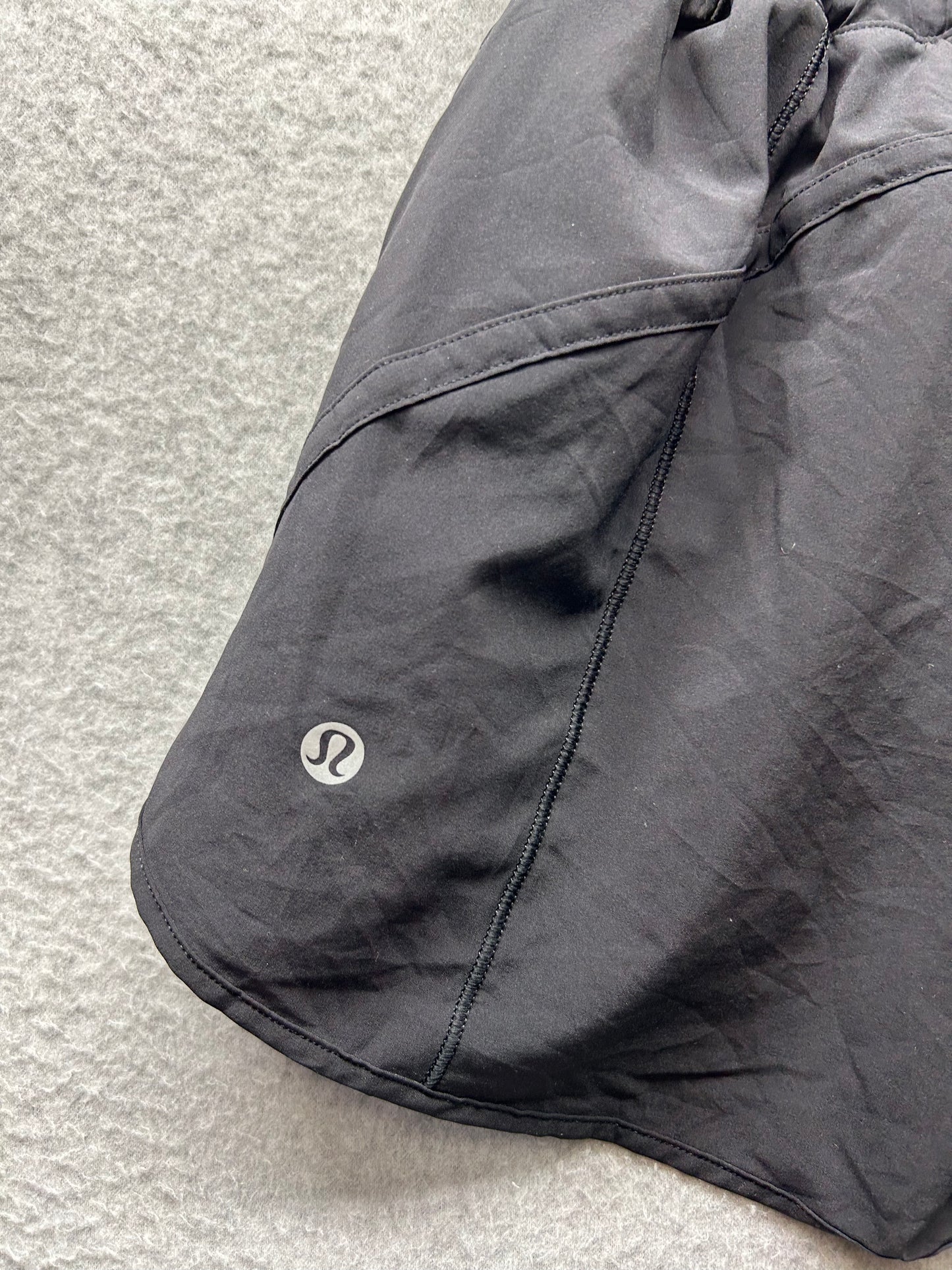 Lululemon Track That Short 5" Size 0 Black