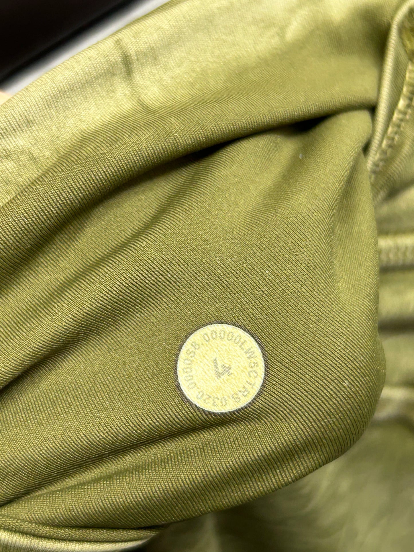 Lululemon Fast and Free High Rise Tight 25" Size 4 Ice Wash Moss Green