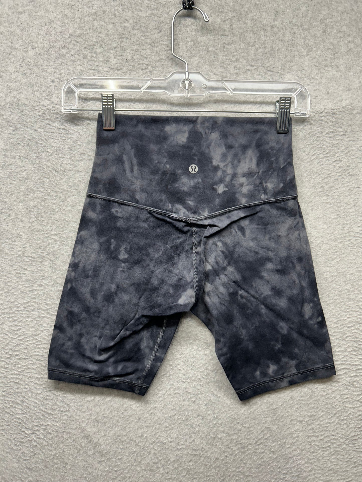 Lululemon Align Short 8" Size 4 Diamond Dye Pitch Grey Graphite Gray