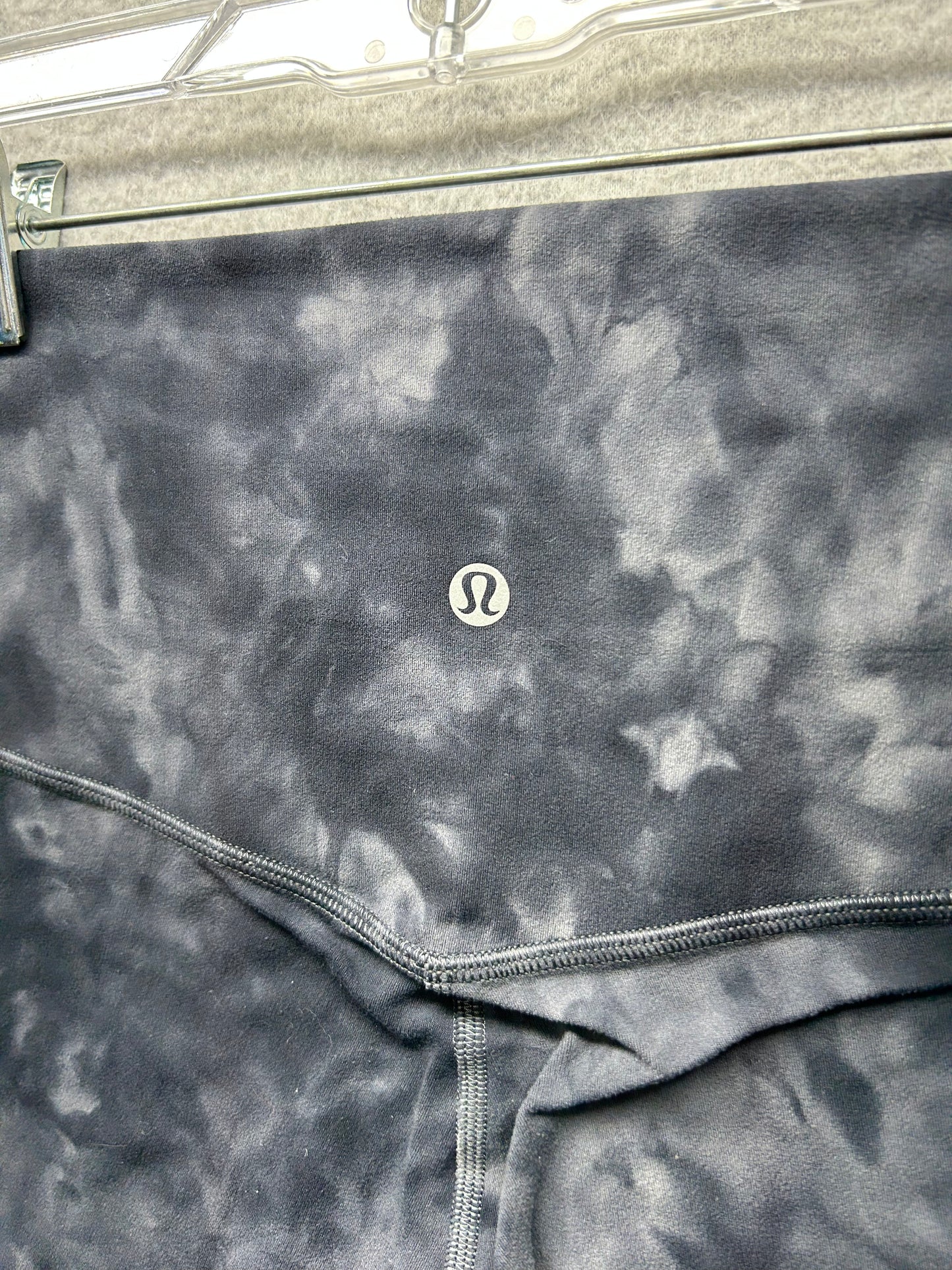 Lululemon Align Short 8" Size 4 Diamond Dye Pitch Grey Graphite Gray