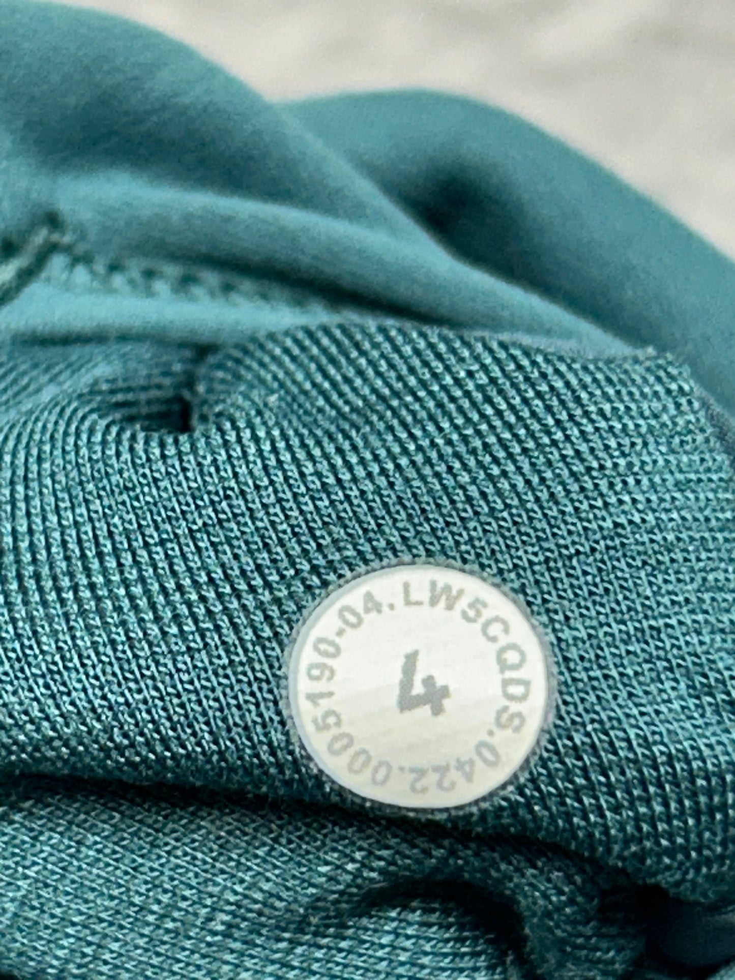 Lululemon Wunder Train High-Rise Tight 25" Size 4 Storm Teal