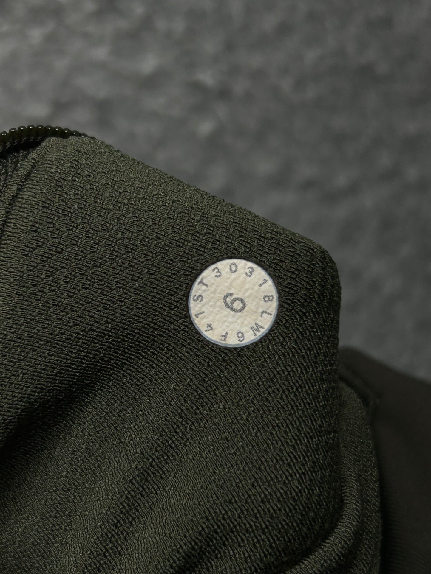 Lululemon Pace Rival Crop 23" Size 6 Dark Olive