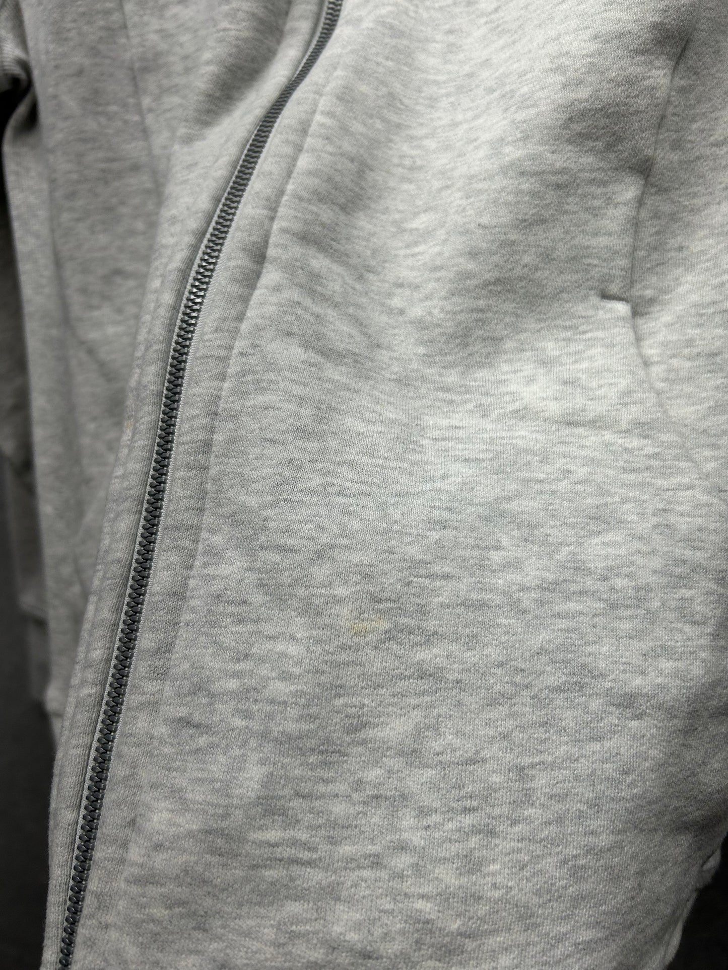 Lululemon Scuba Hoodie Full Zip Light Cotton Fleece Size 12 Heathered Core Ultra Light Gray
