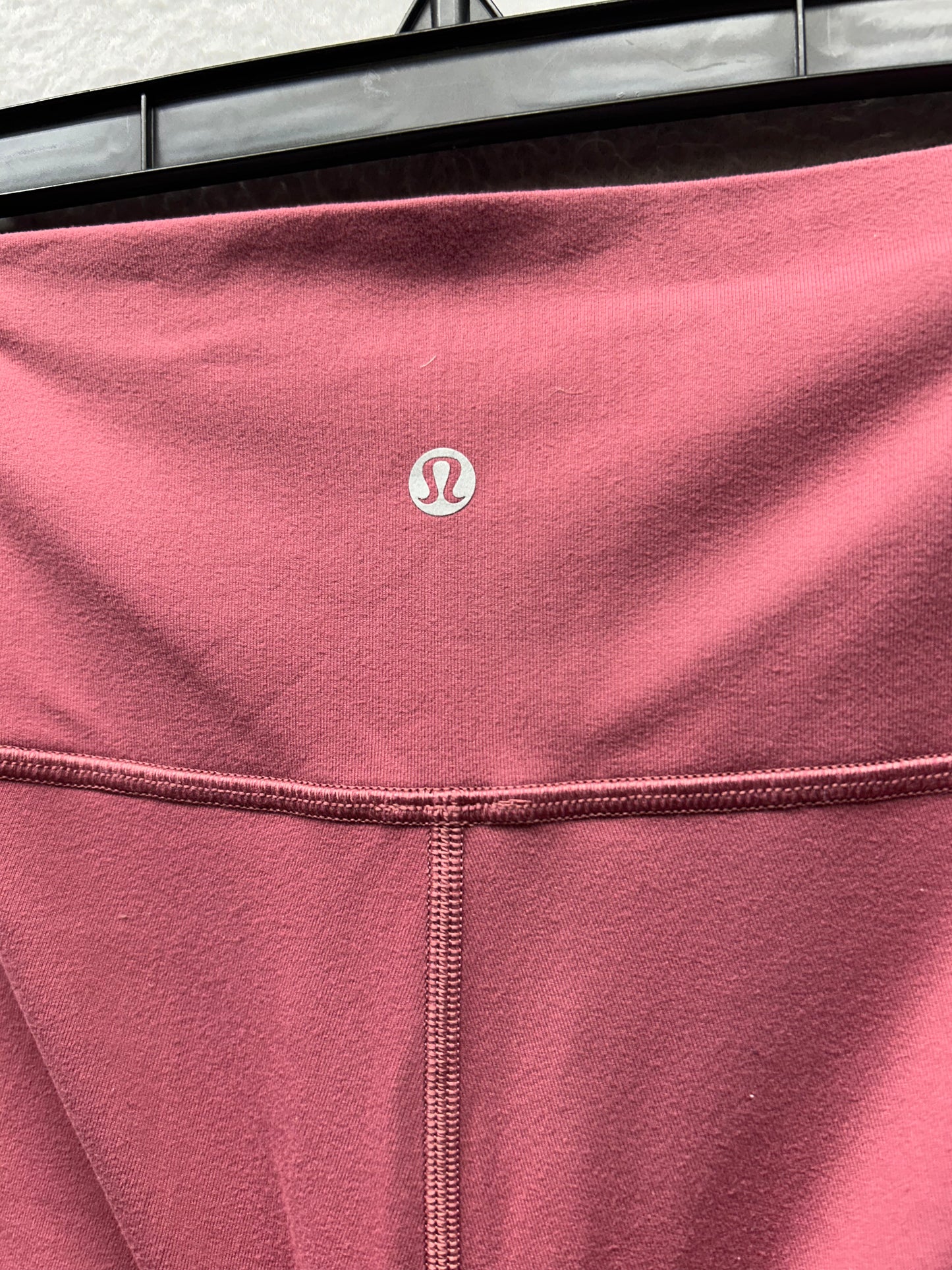 Lululemon Wunder Under Hi-Rise 7/8 Tight Full-On Luon 27" Size 10 So Merlot