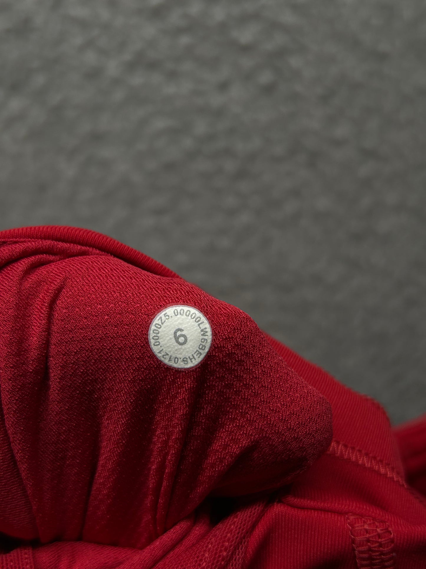 Lululemon Pace Rival High-Rise Crop 22" Size 6 Dark Red
