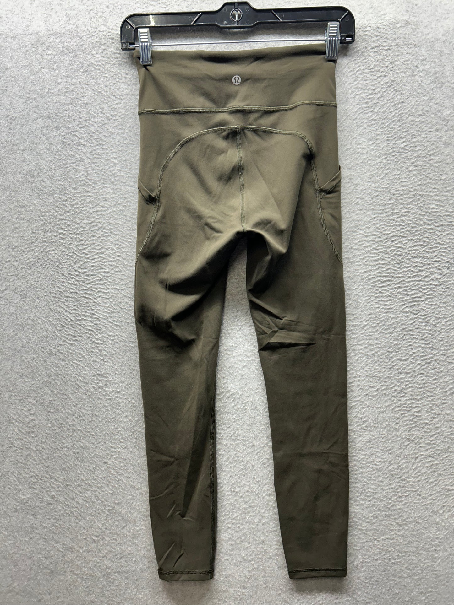 Lululemon Invigorate High-Rise Tight 25" Size 4 Dark Olive