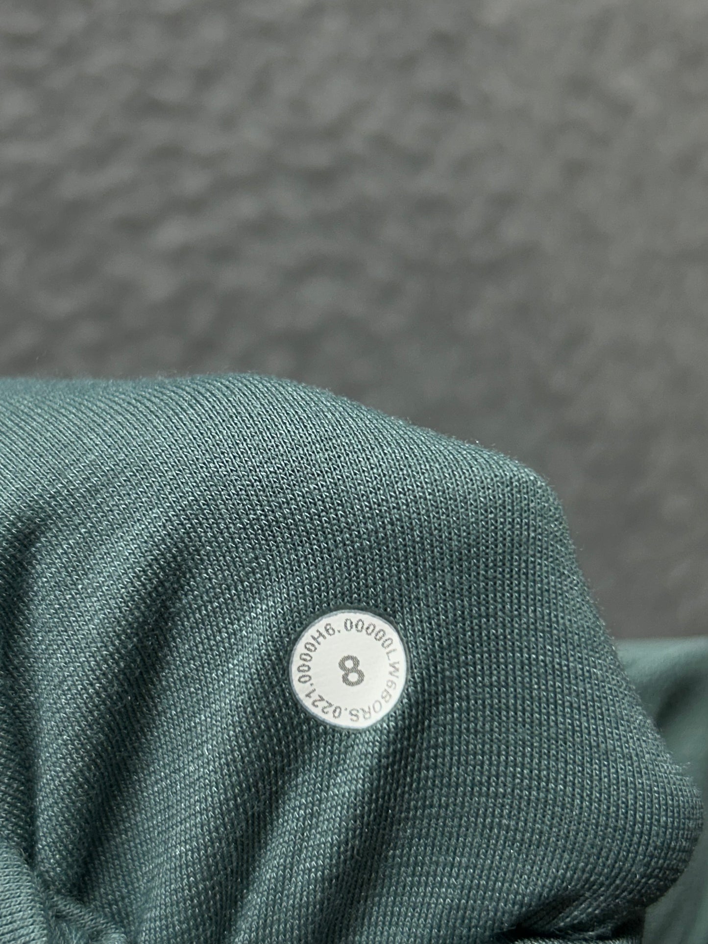 Lululemon Nulu and Mesh Mid-Rise Yoga Crop 23" Size 8 Tidewater Teal