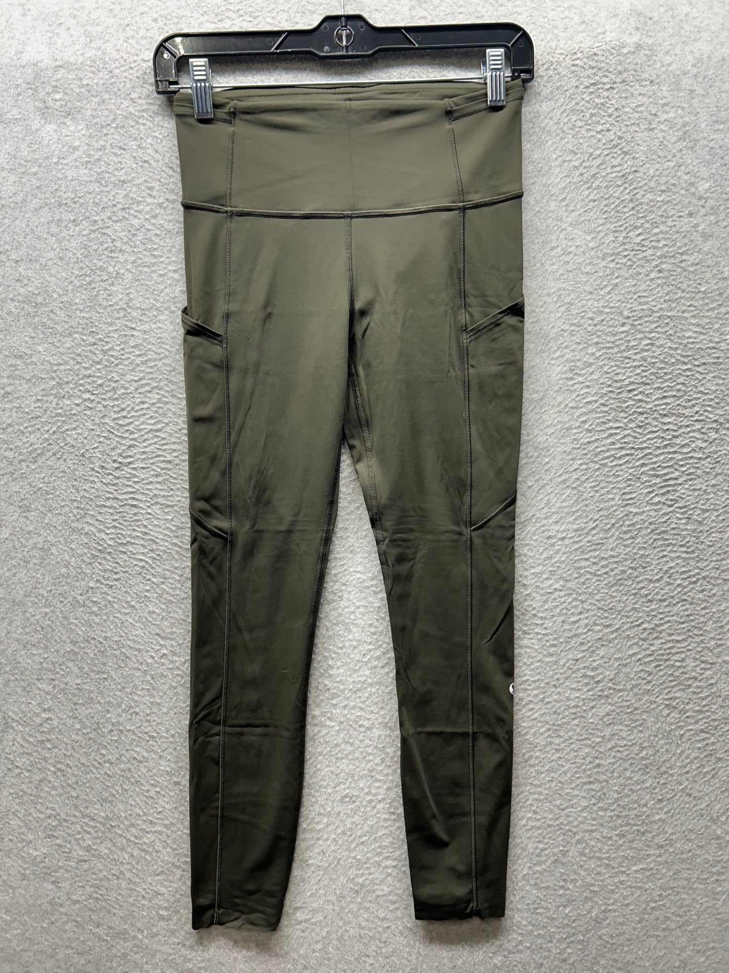 Lululemon Fast and Free Tight II 25" Non-Reflective Nulux Size 6 Dark Olive
