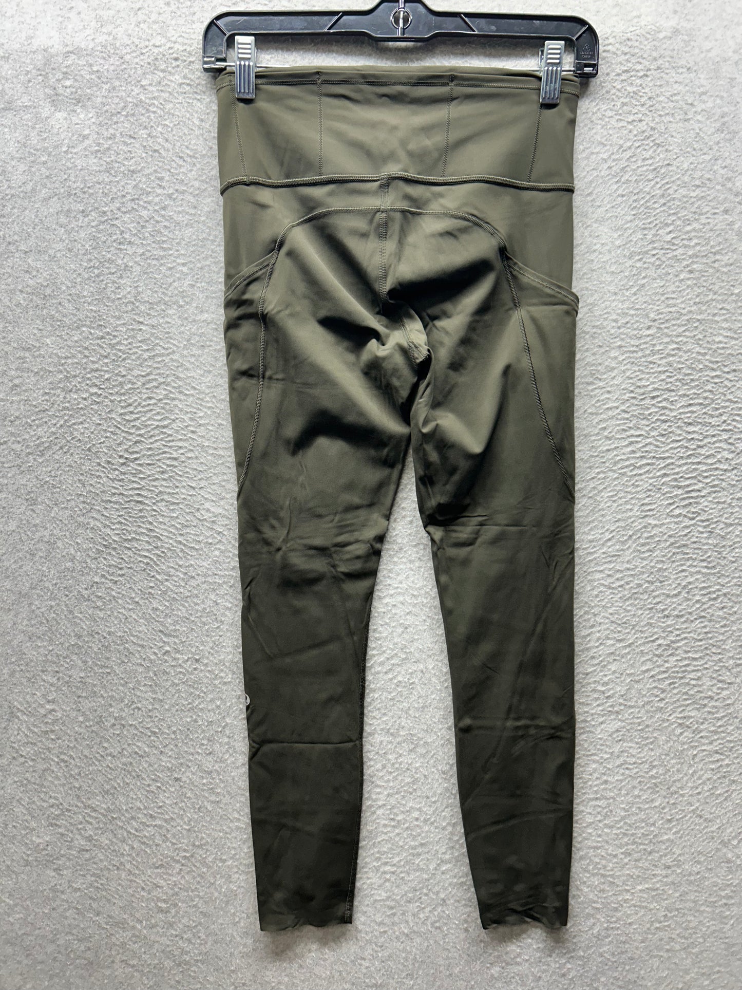 Lululemon Fast and Free Tight II 25" Non-Reflective Nulux Size 6 Dark Olive