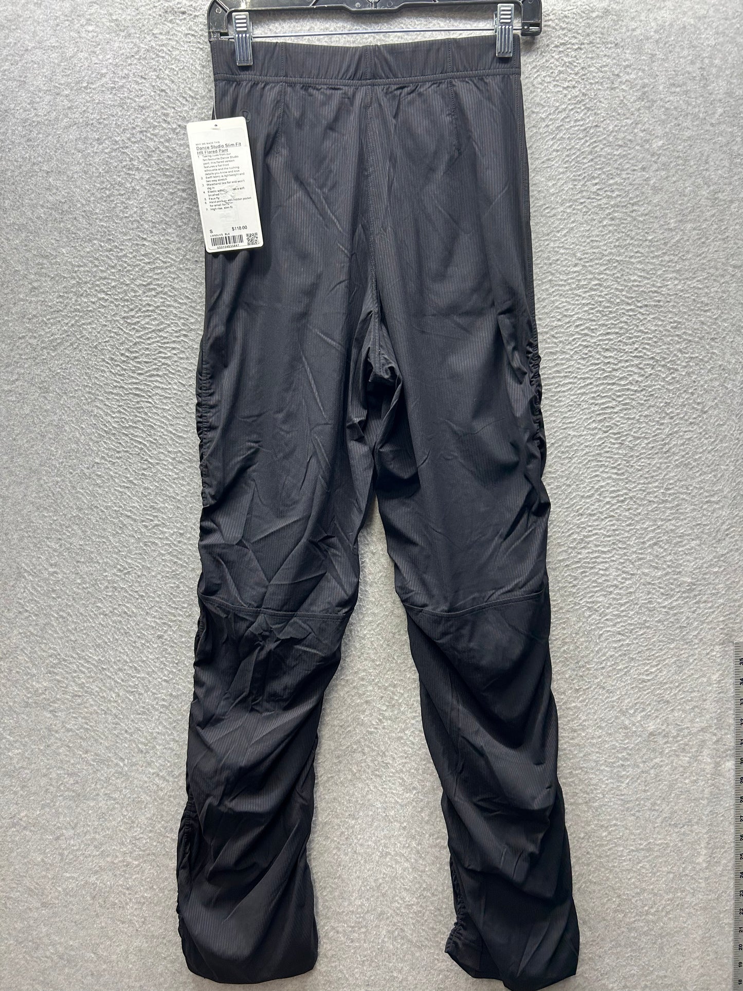 NEW Lululemon Dance Studio Slim-Fit High-Rise Flared Pant Size Small Black