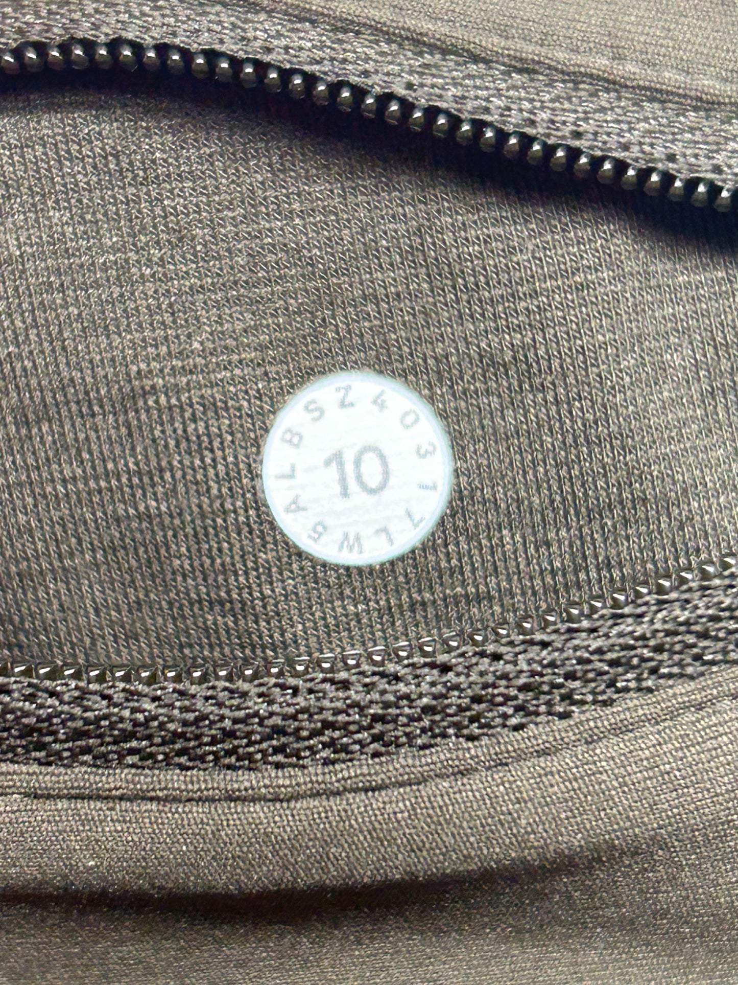 Lululemon Tight Stuff Tight II 25" Size 10 Dark Olive