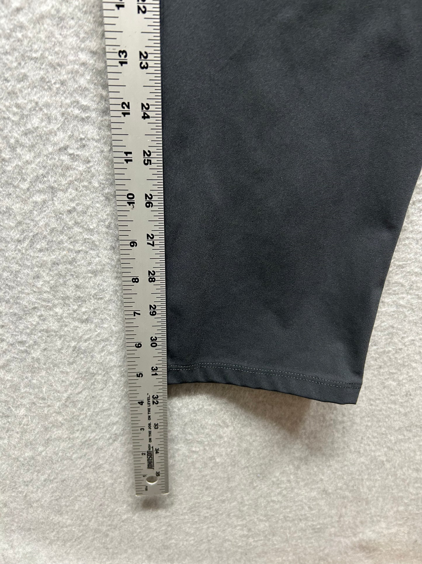Lululemon ABC Classic Pant Warpstreme Mens Size 32x31.5 Asphalt Gray