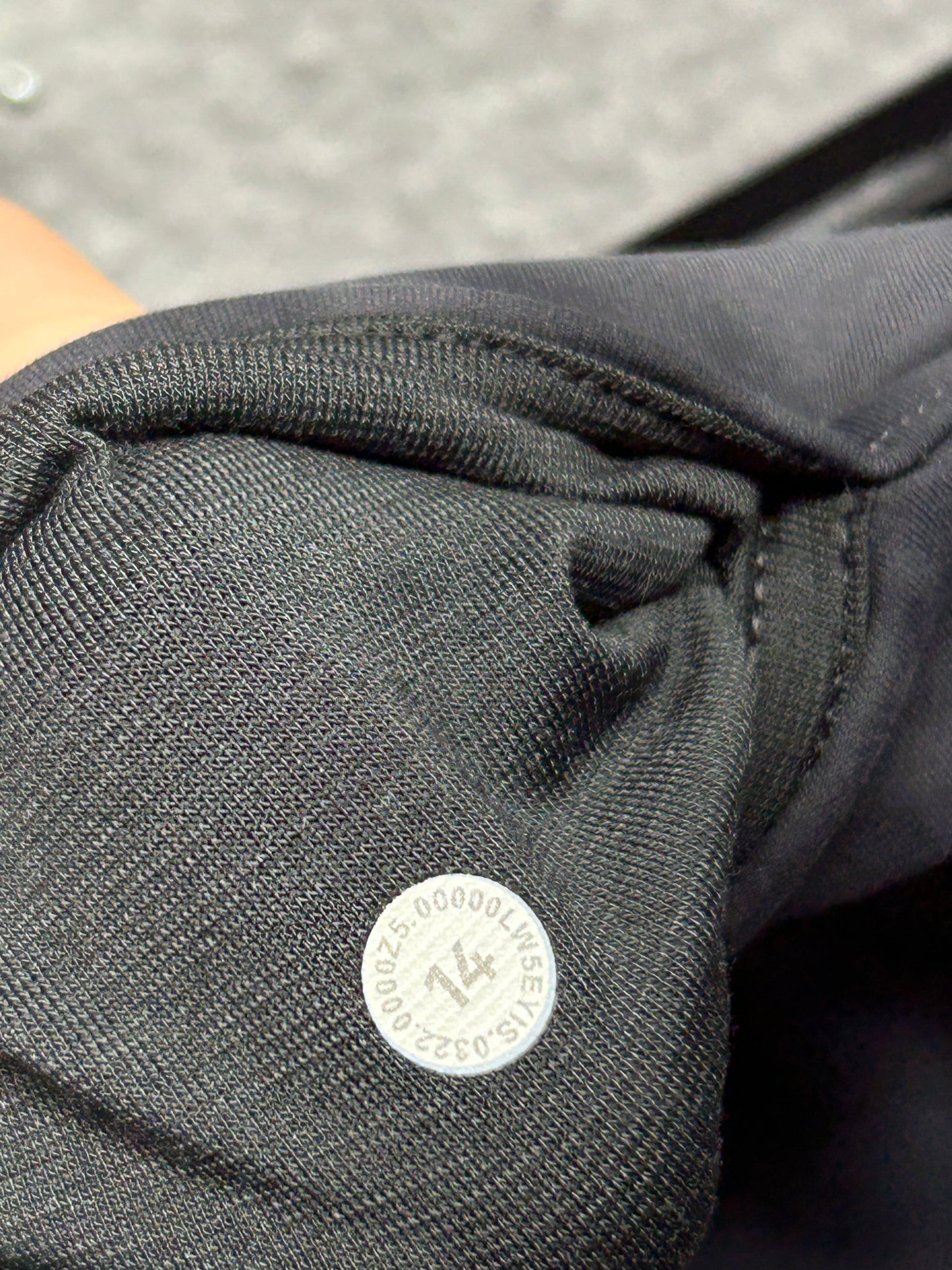 ululemon Wunder Train High-Rise Tight with Pockets 25" Size 14 Diamond Dye Pitch Grey Graphite Grey