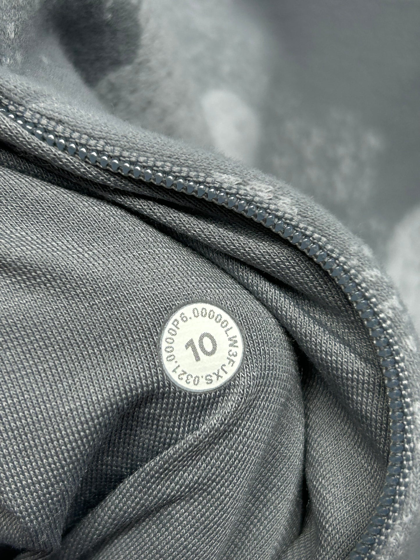 Lululemon Close to Crossing Long Sleeve Shirt Rulu Size 10 Heritage Speckle Camo Jacquard Rhino Grey Starlight