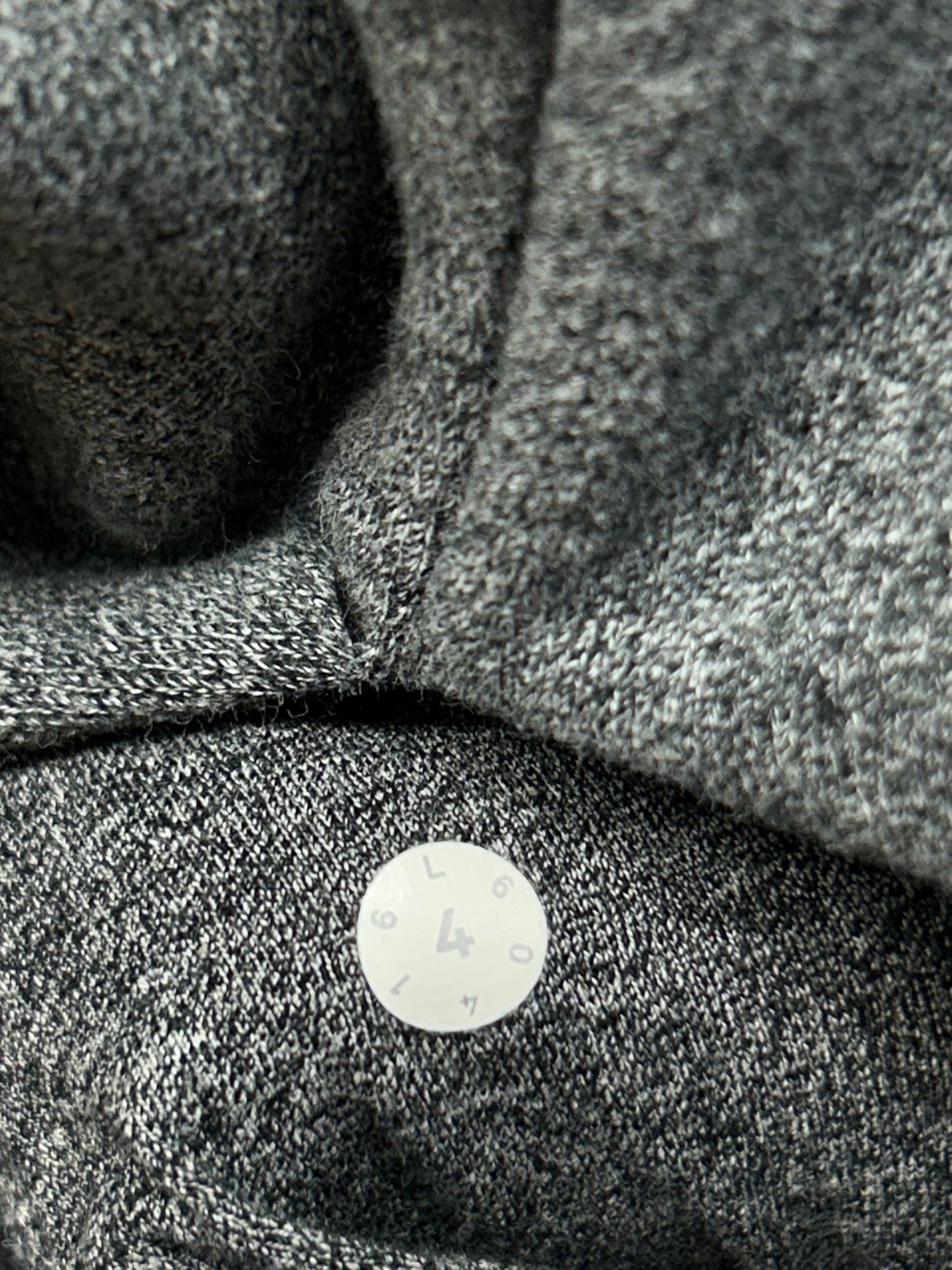 Lululemon Scuba Hoodie Size 4 Heathered Speckled Black