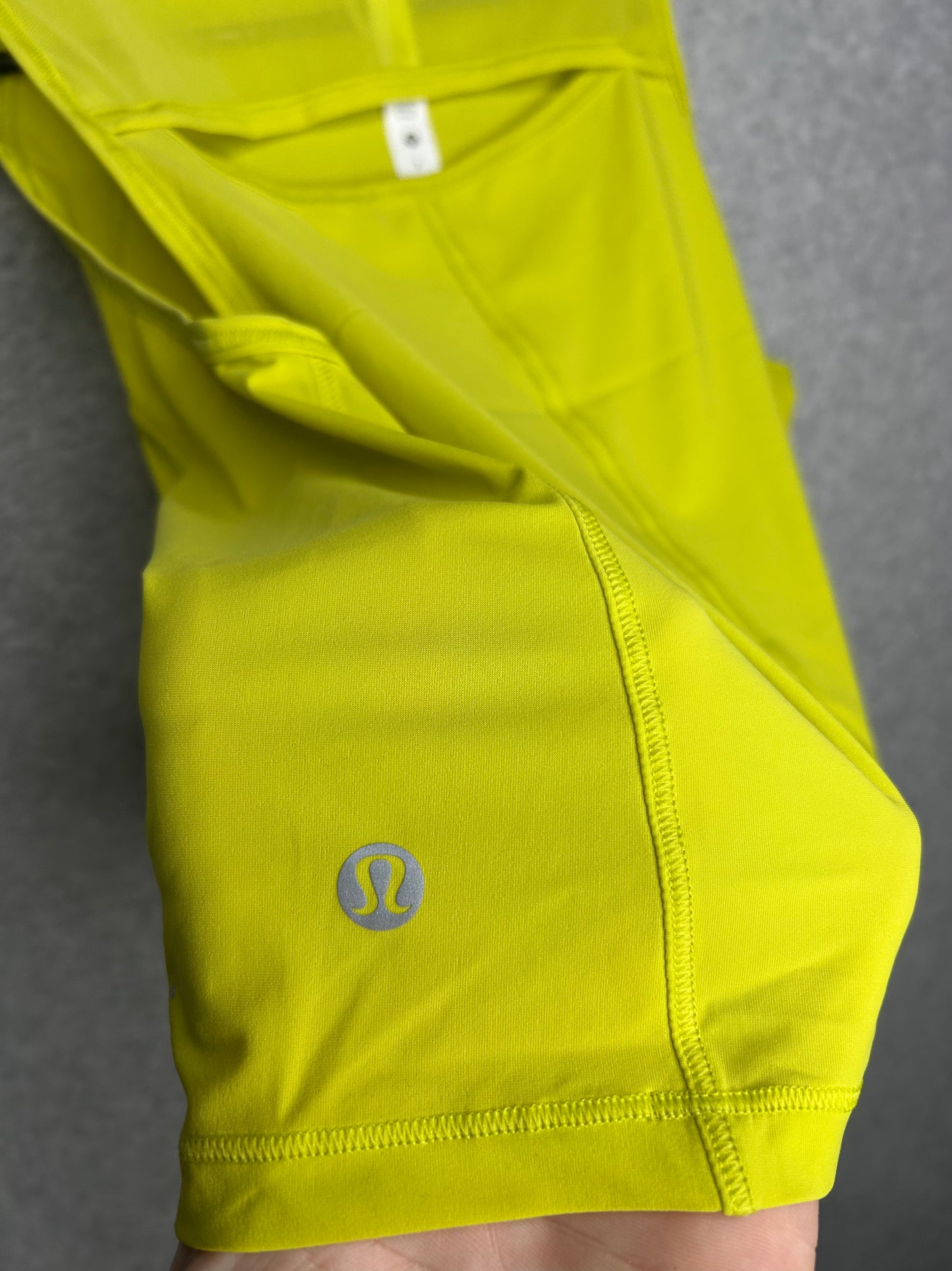 Lululemon Sculpt Tank Top Cropped Size 4 Yellow Serpentine