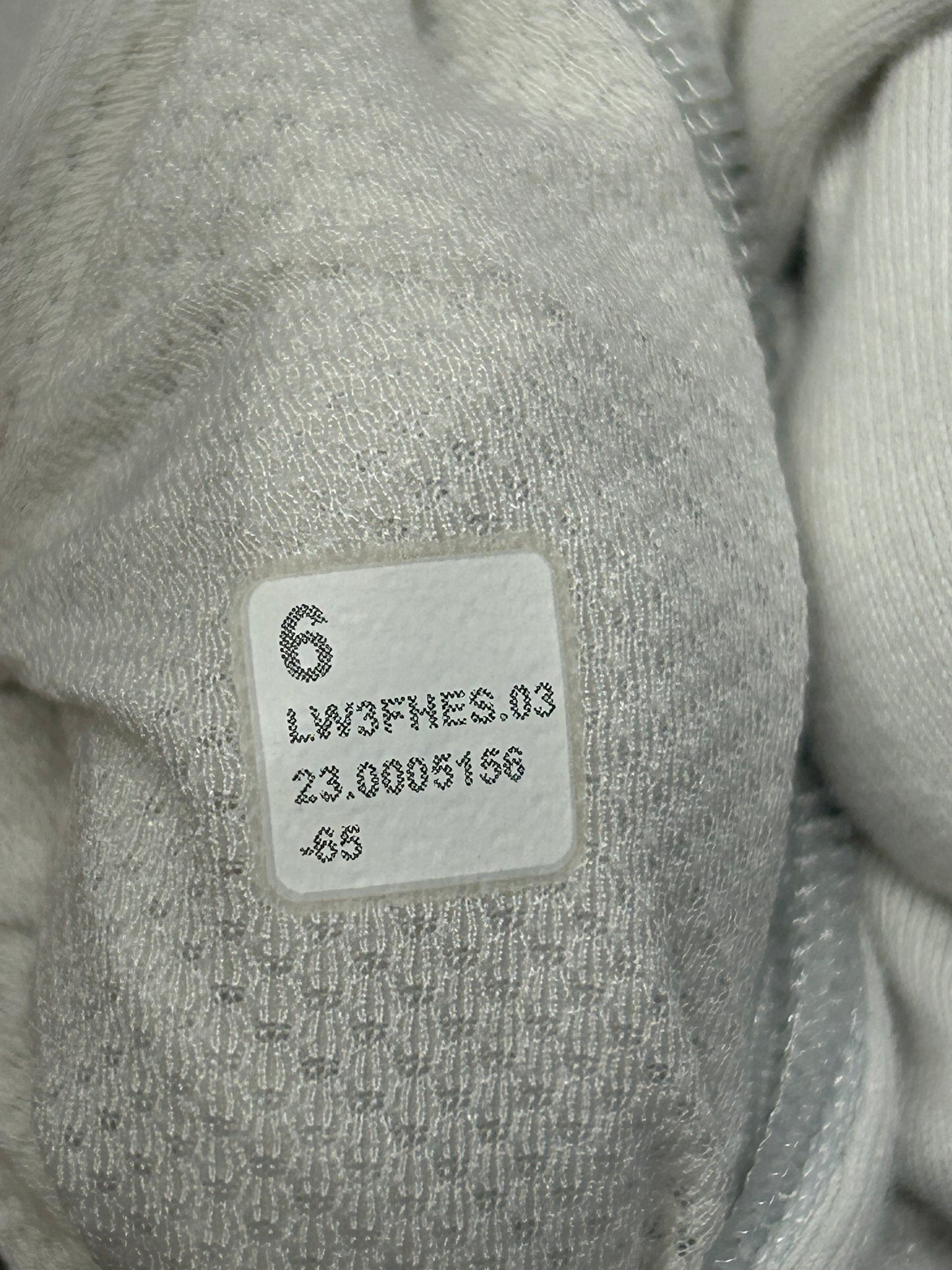 Lululemon Its Rulu Run Cropped Half Zip Size 6 (Square) Light Vapor