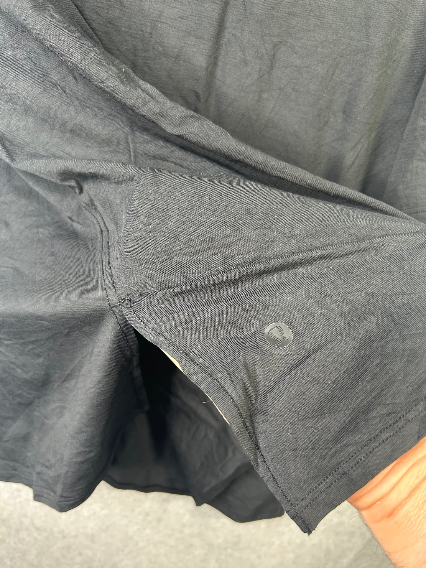 Lululemon Relaxed-Fit Boatneck T-Shirt Size 14 Black