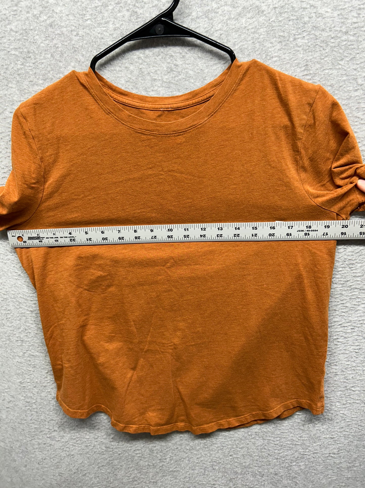 Lululemon Love Crew T-Shirt Size 8 Heathered Butternut Brown